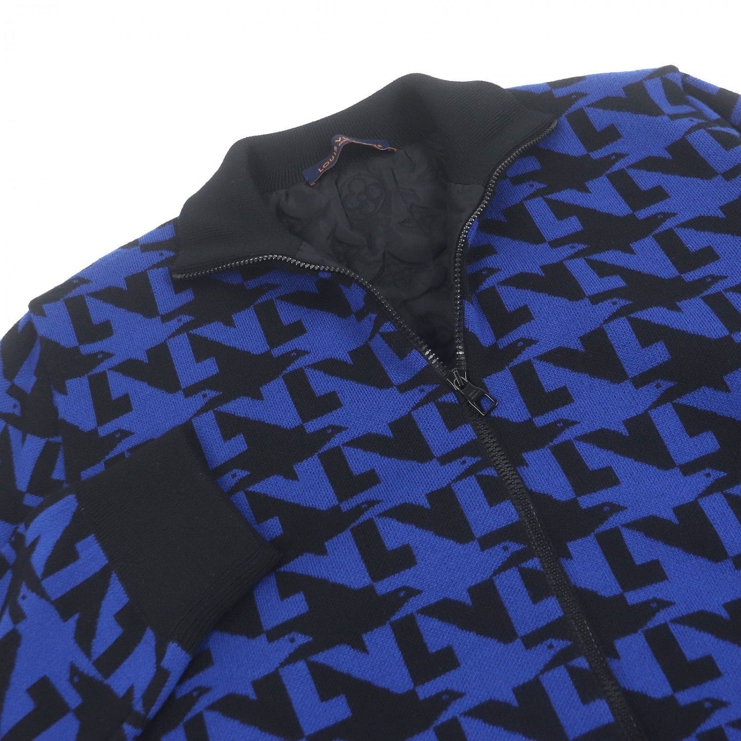 Louis Vuitton Blouson - XXL Wool Black Blue Apparel