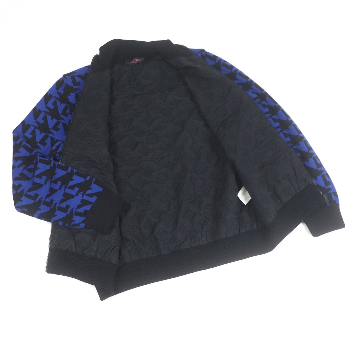 Louis Vuitton Blouson - XXL Wool Black Blue Apparel