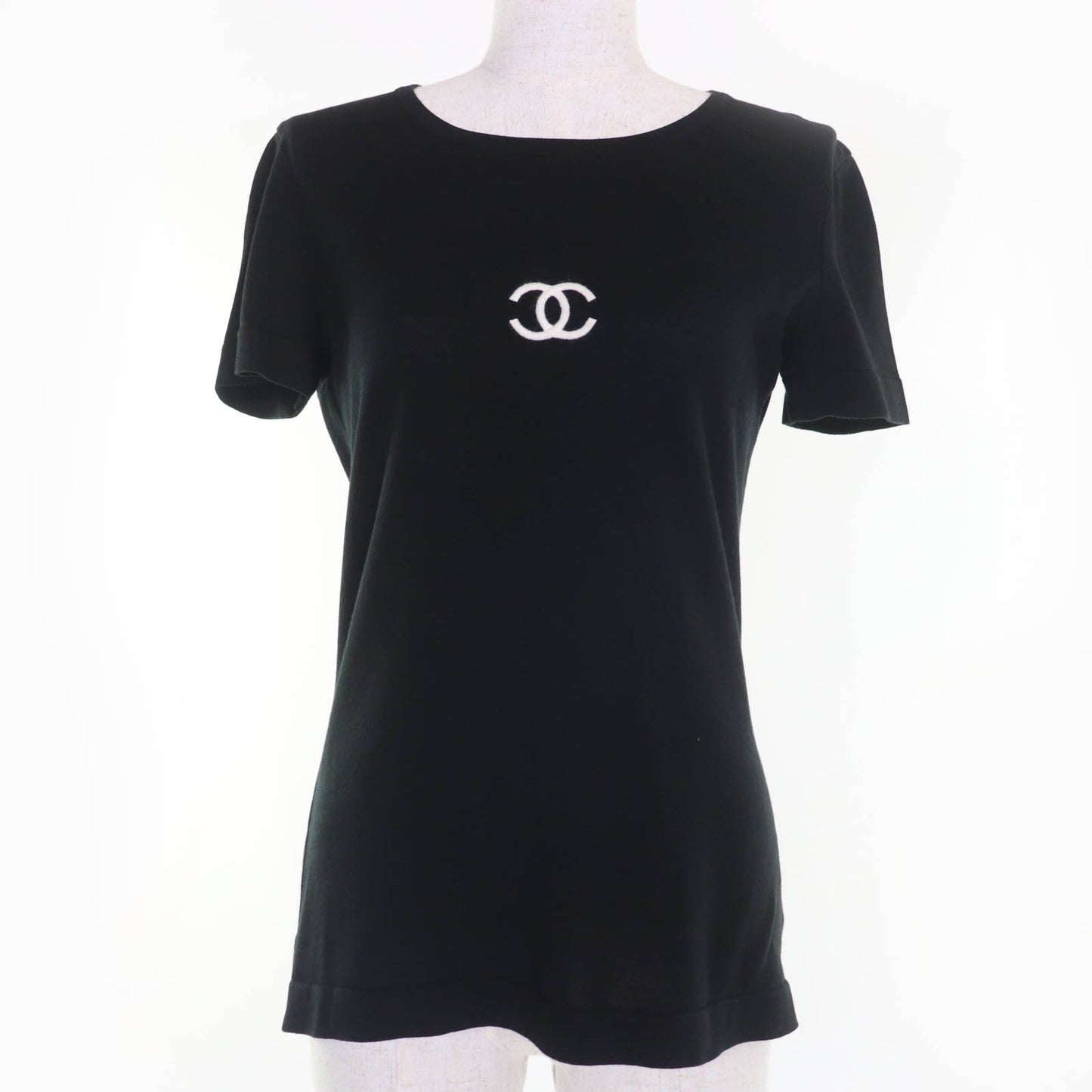 Chanel Coco Mark Cotton Knit Top Handbag