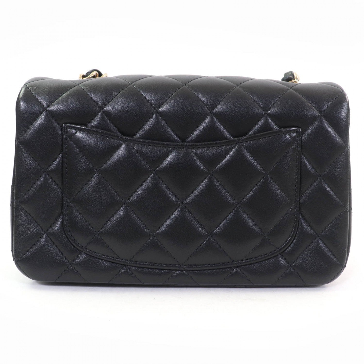 Chanel lambskin Matrasse 20 Black Shoulder Bag