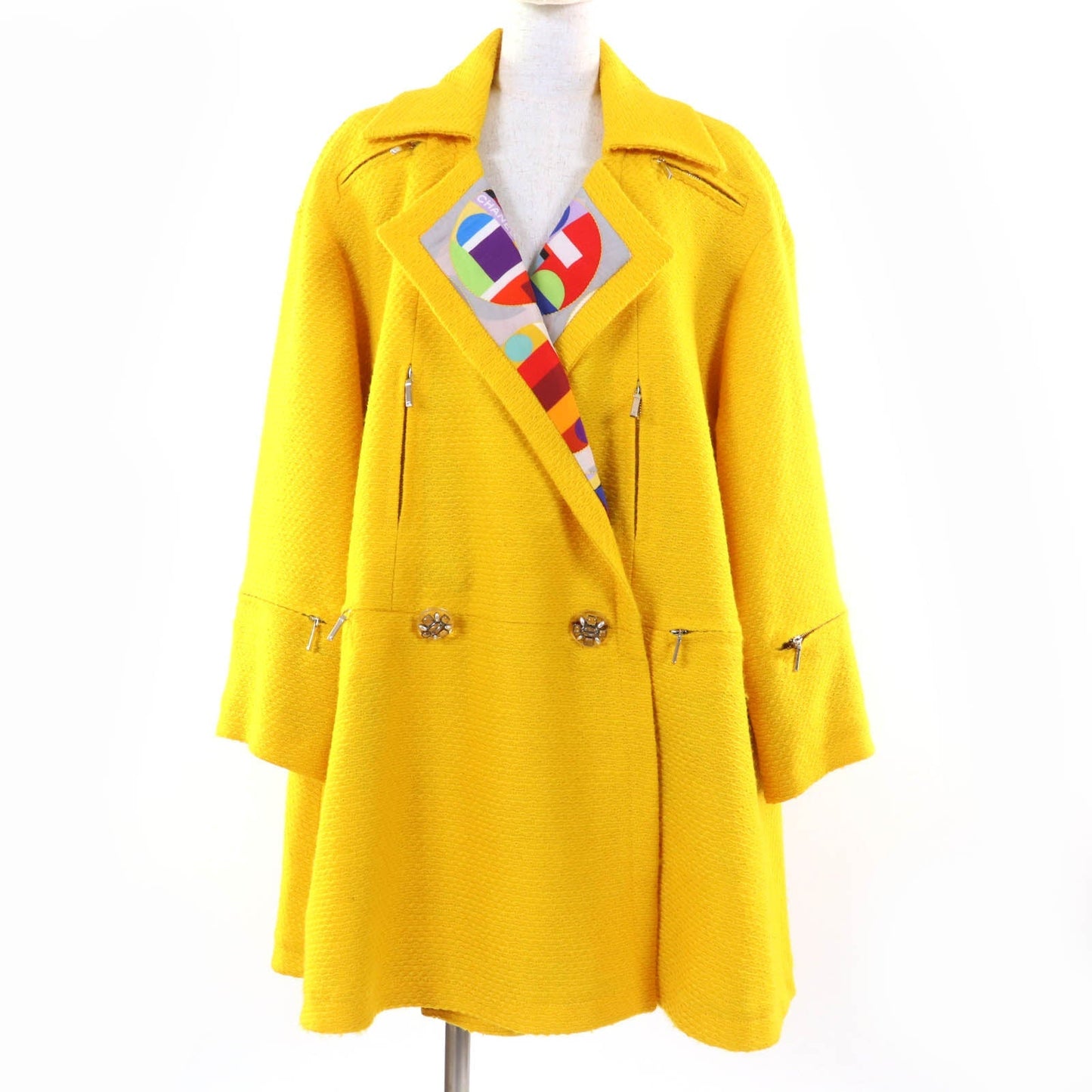 Chanel Tweed Wool Coat