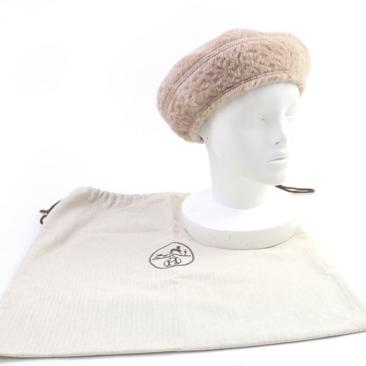 Beret Alpaca Saint Honoré Handbag Beige Travel Bag