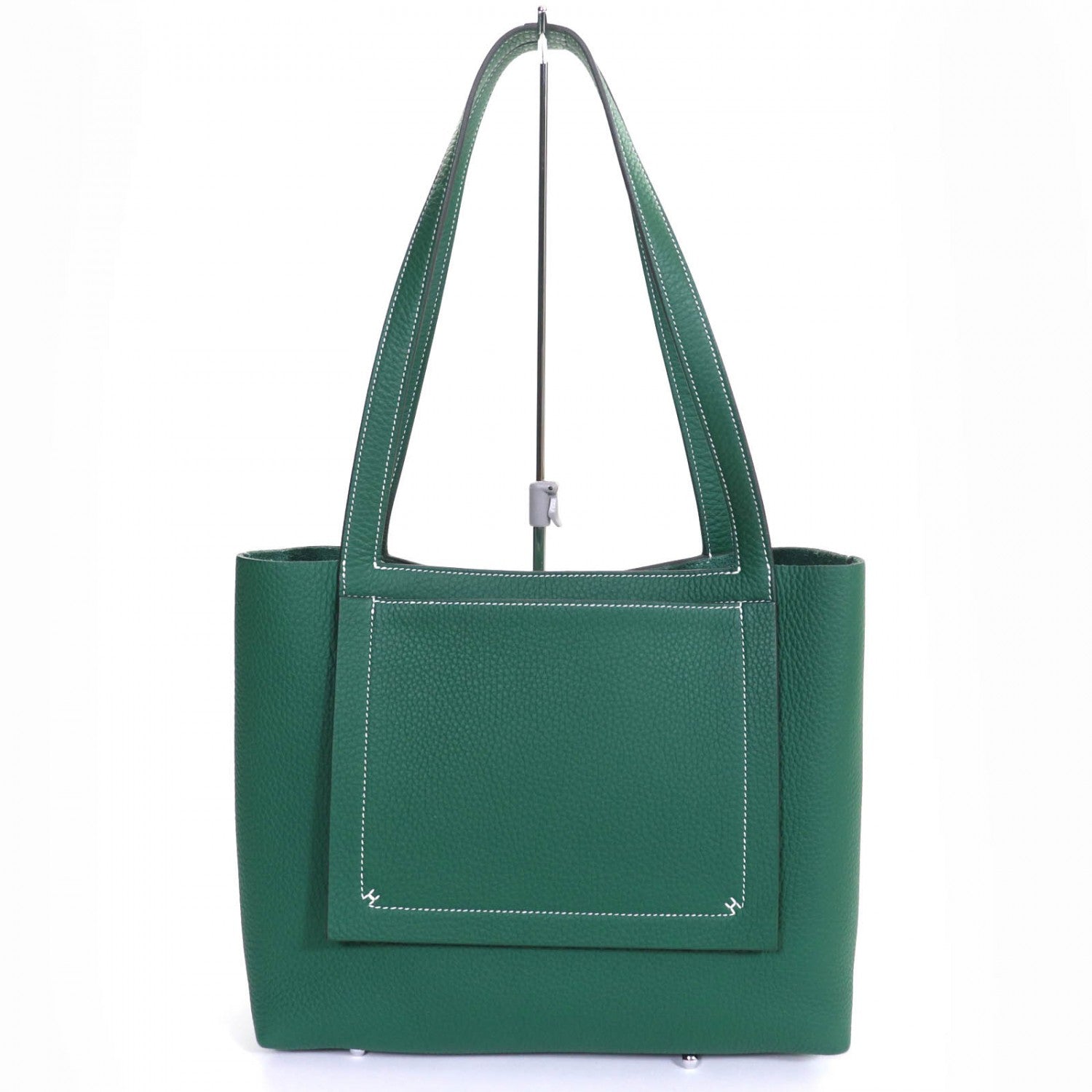 Hermes Tote Bag Taurillon Clemence Veil Moyan Cavalier