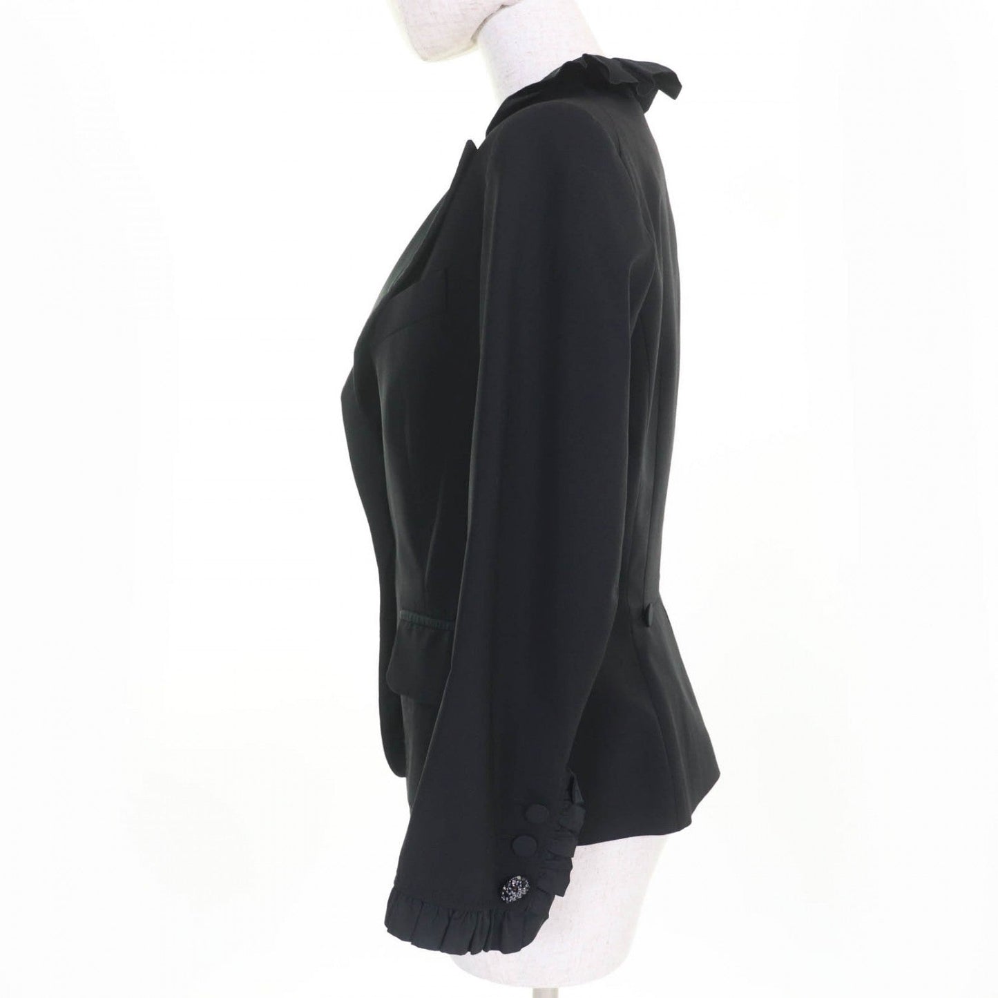 Louis Vuitton Jacket 36 Wool Black Apparel