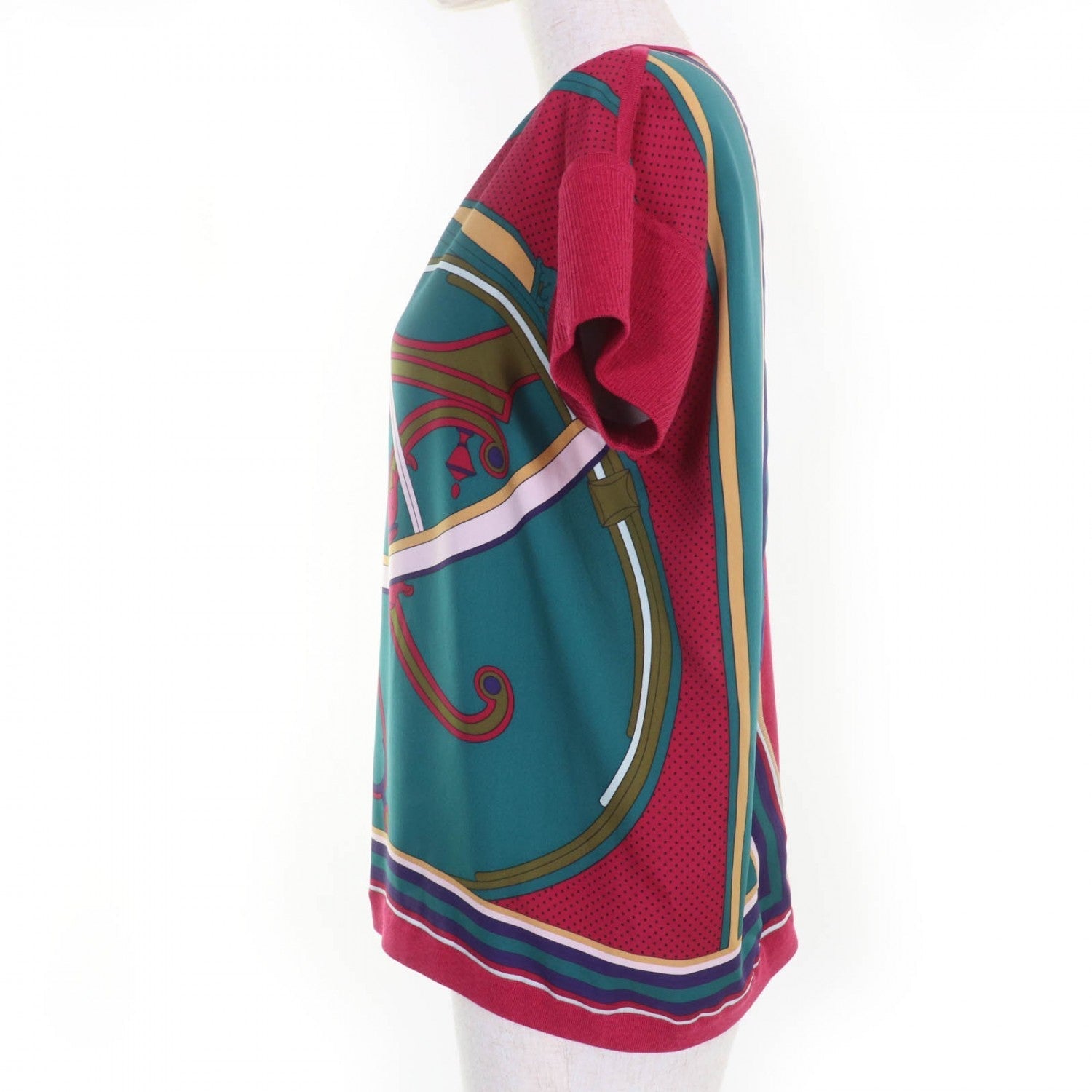 Short Sleeve Knit Silk Multicolor George Washington Travel Bag