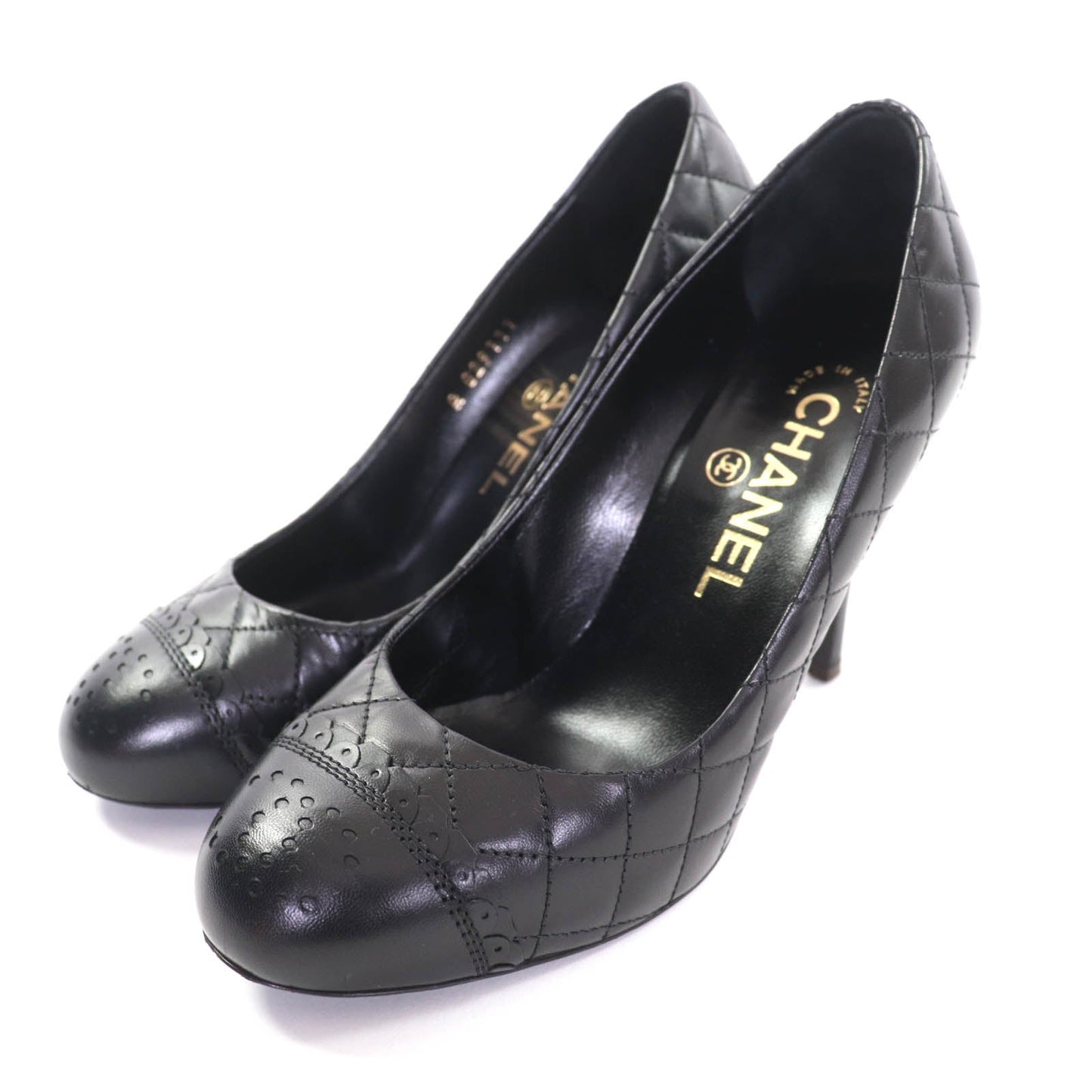Chanel G29111 Leather Pumps Bag