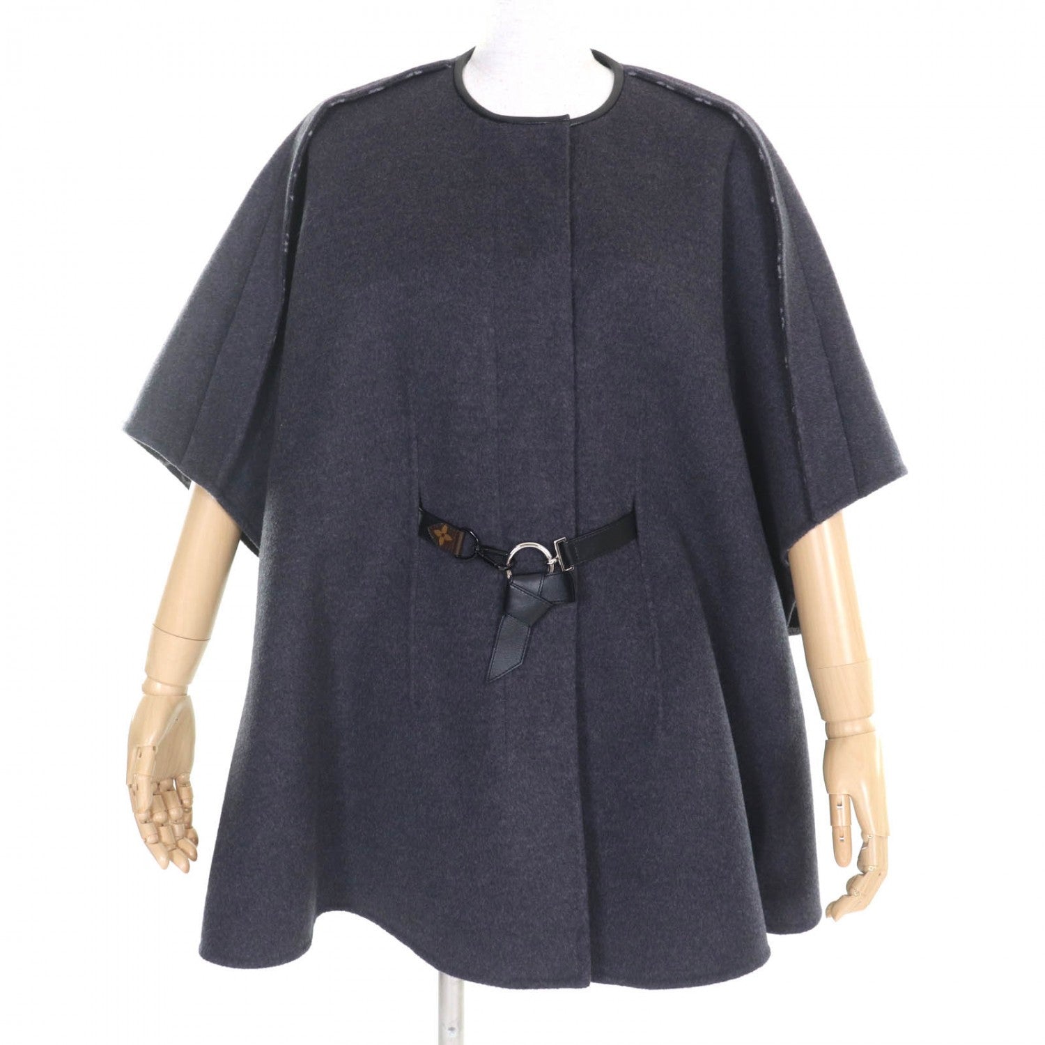 Louis Vuitton coat Charcoal 34 Wool Gray Apparel