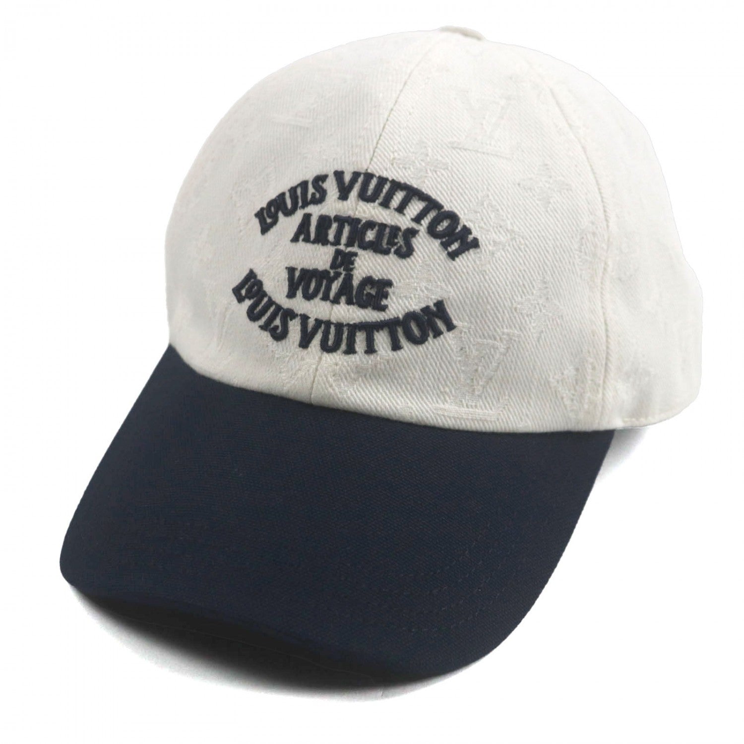 Louis Vuitton M5147L Two-tone S00 S Cotton White Navy Hat