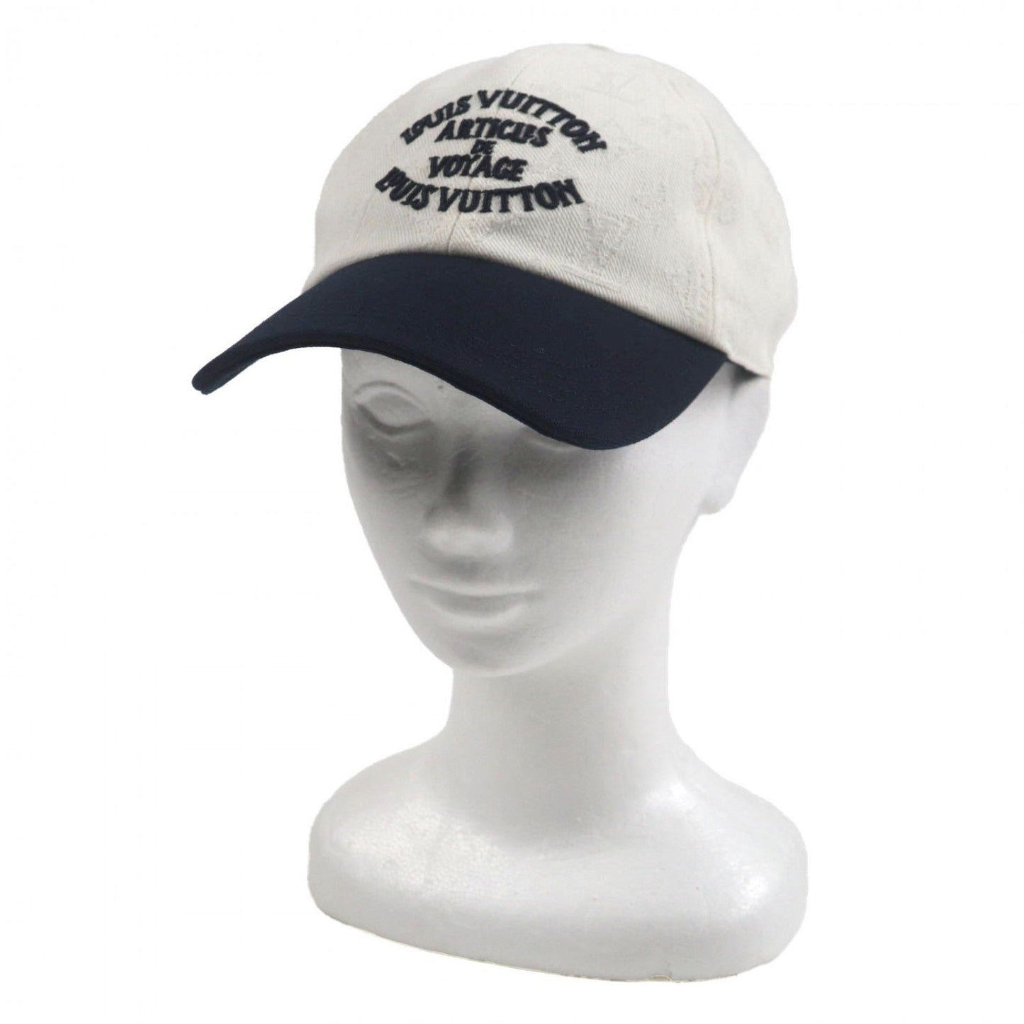 Louis Vuitton M5147L Two-tone S00 S Cotton White Navy Hat