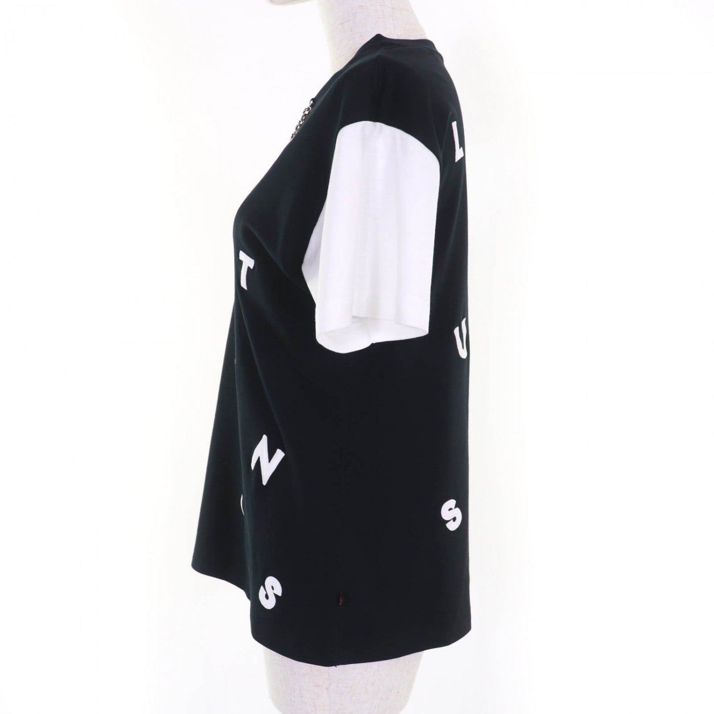 Louis Vuitton Short sleeve T-shirt S Cotton Black White Apparel