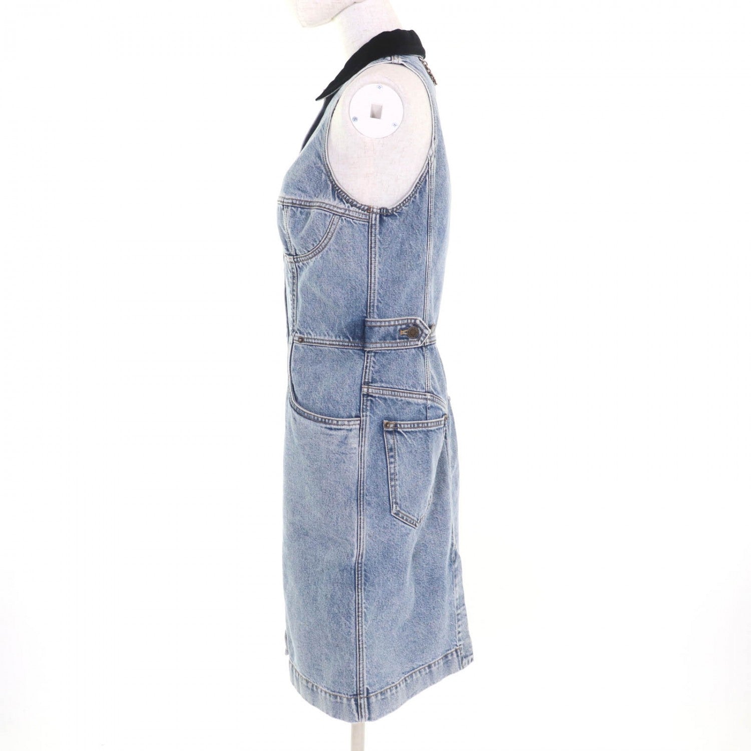 Louis Vuitton one piece RW241WJ Indigo 38 Cotton Handbag