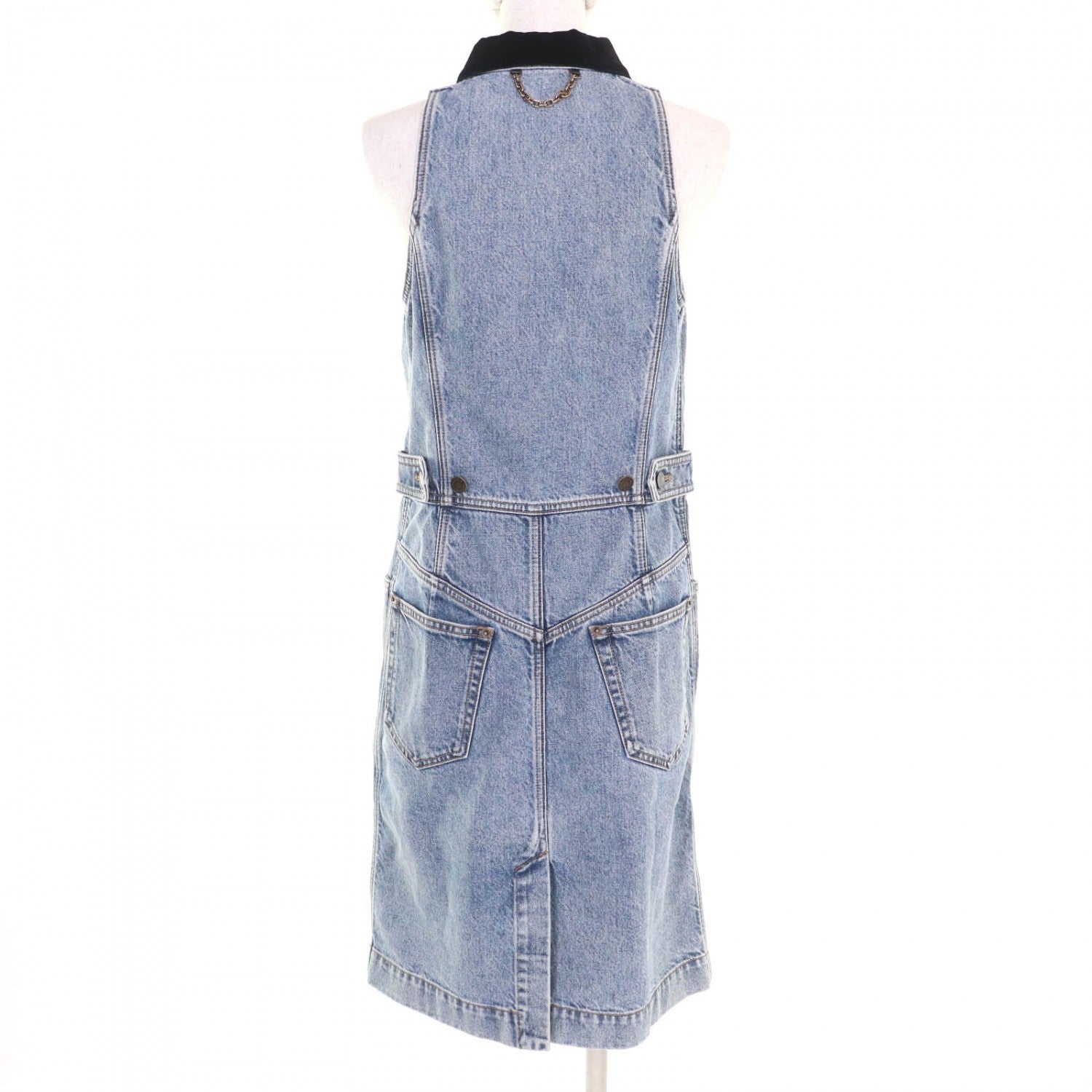Louis Vuitton one piece RW241WJ Indigo 38 Cotton Handbag