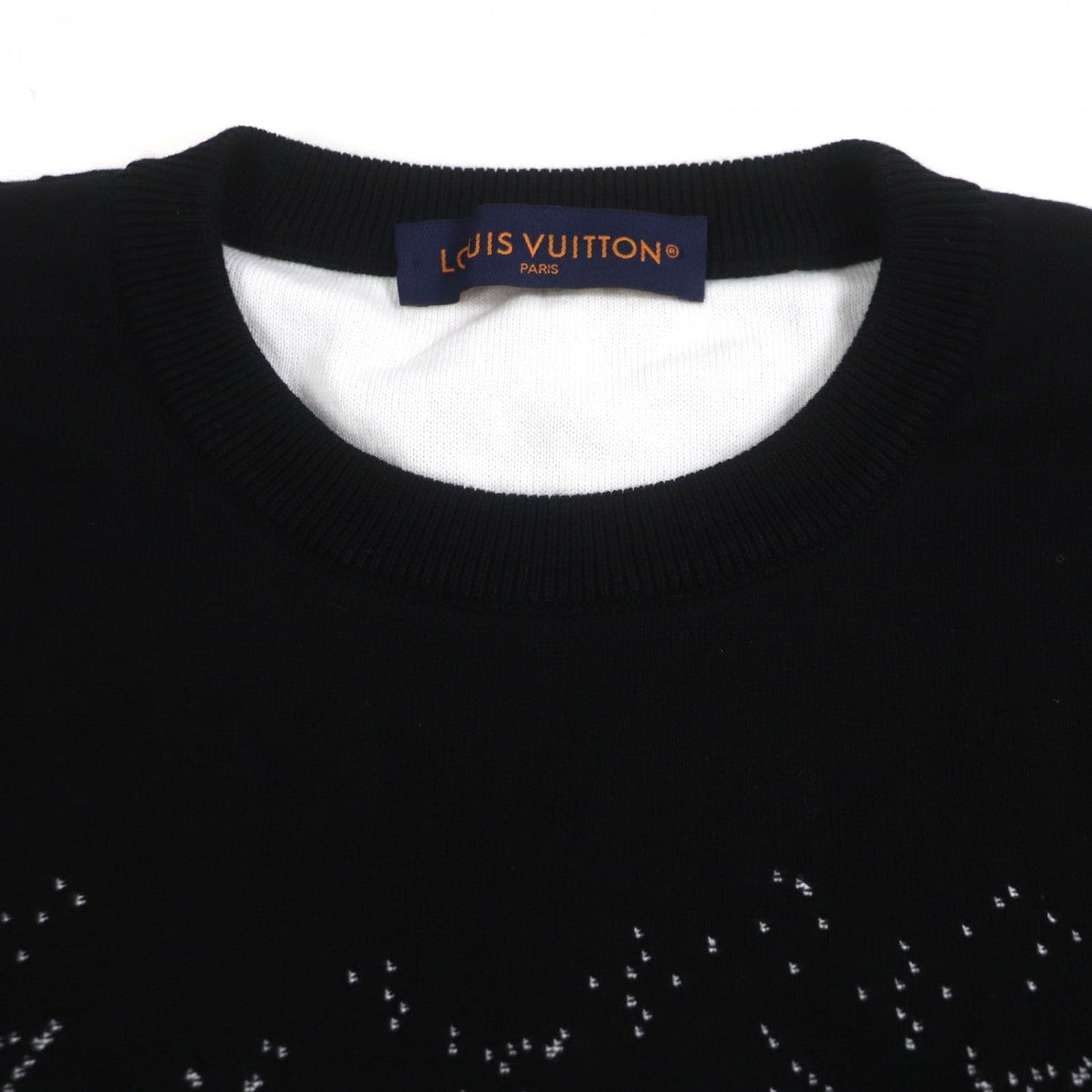 Louis Vuitton sweater HKN44W gradient L Monogram Cotton Black Apparel