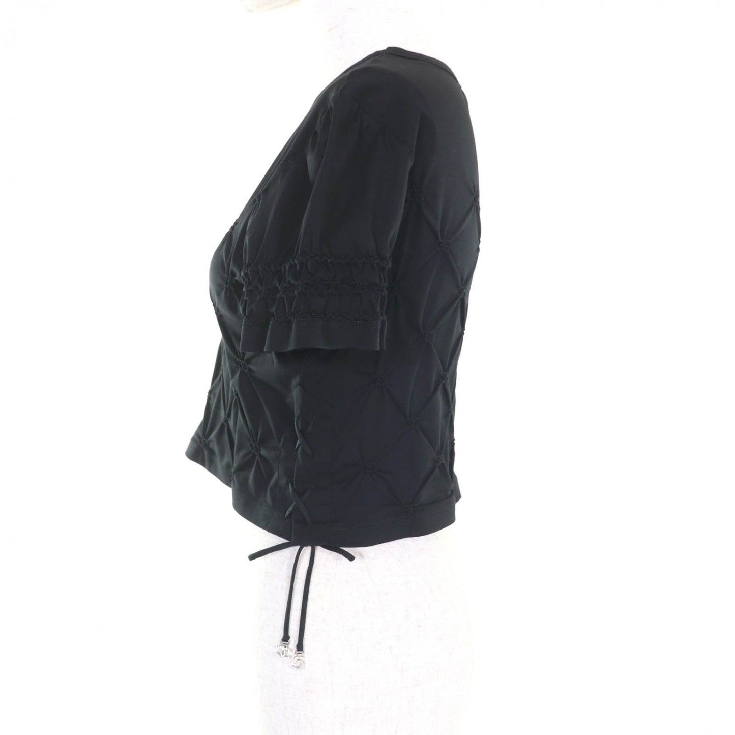 Chanel Cut cotton 38 Black Handbag