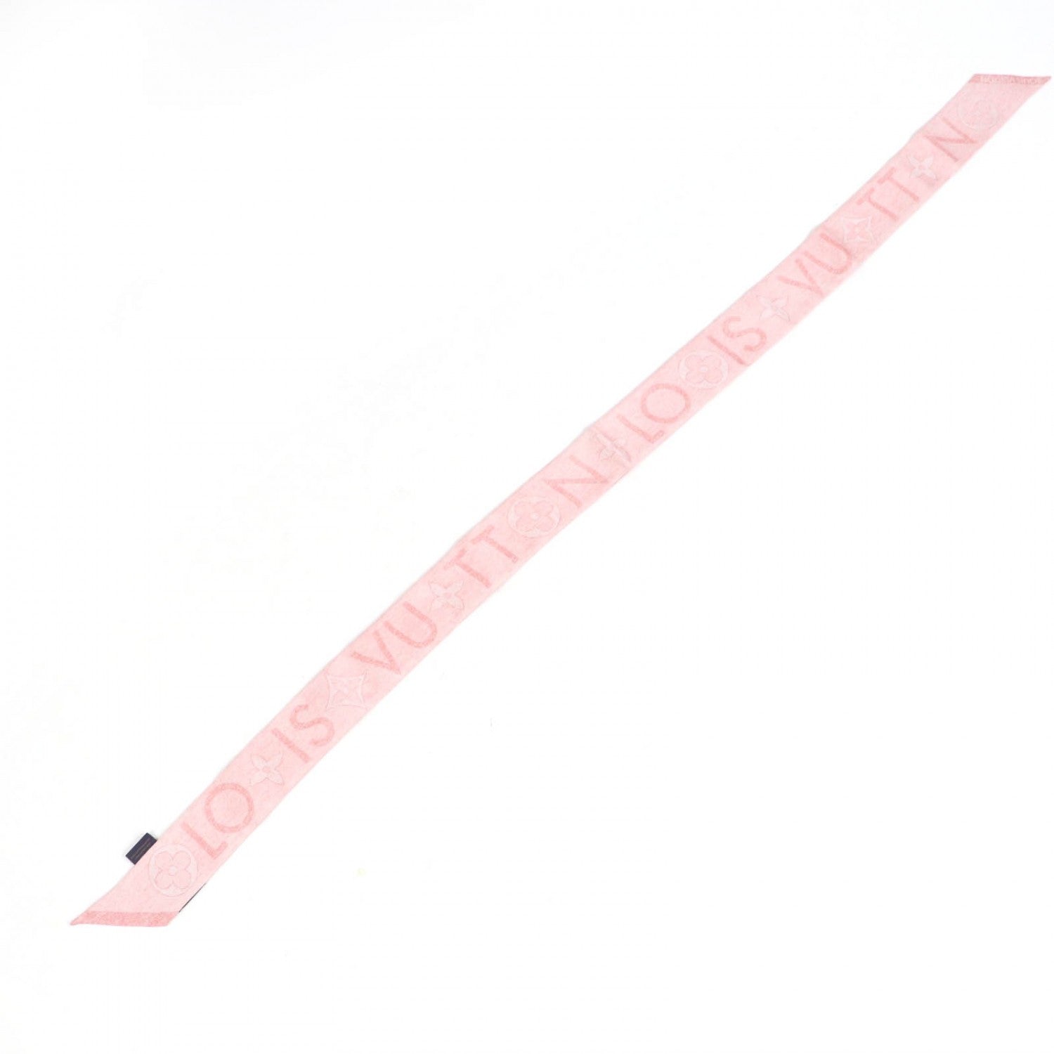 Louis Vuitton scarf M96268 silk Rose claire Monogram