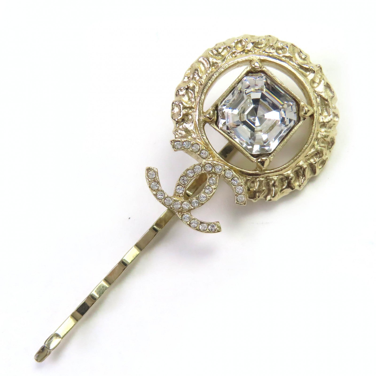 Chanel Coco Mark Rhinestone Hairpin Handbag