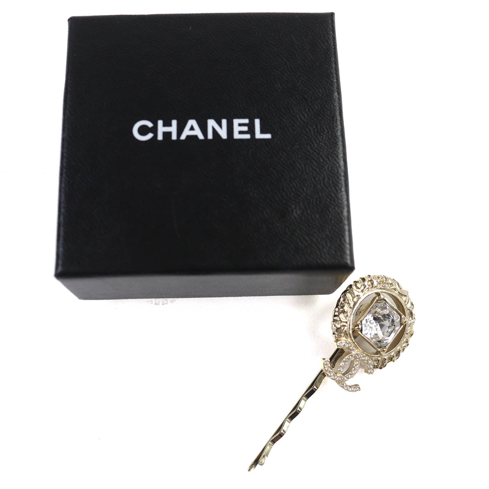 Chanel Coco Mark Rhinestone Hairpin Bag