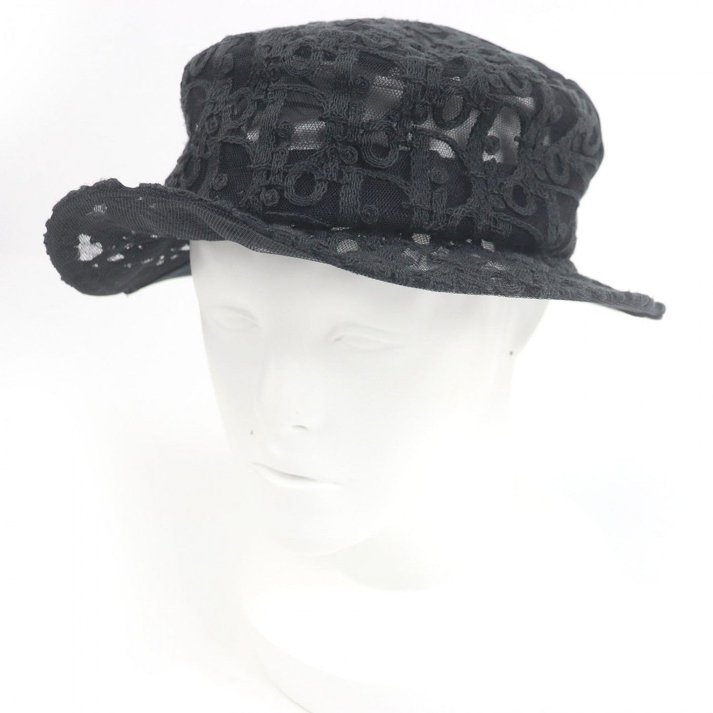Dior Hat Cotton M Handbag Black Travel Bag