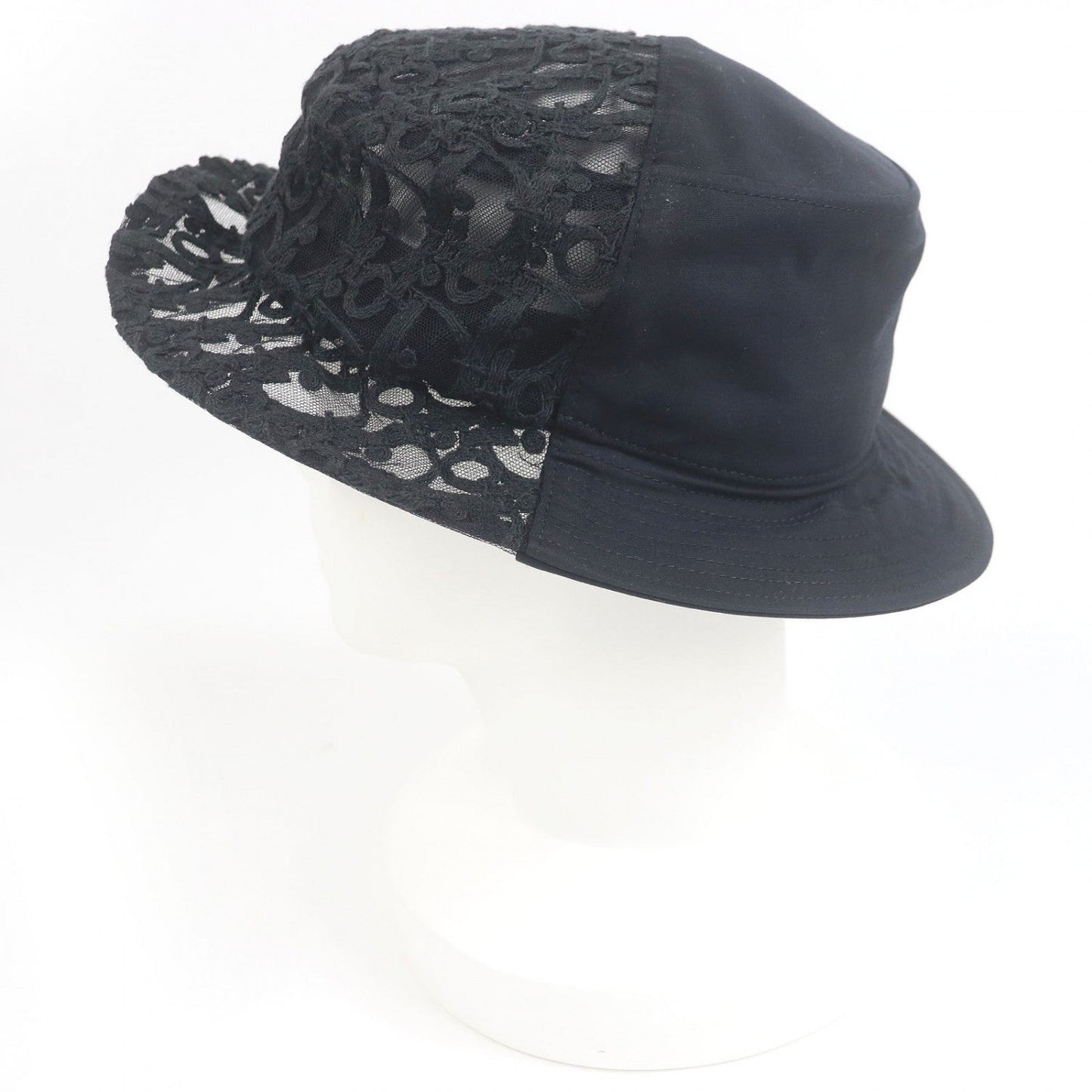 Dior Hat Cotton M Handbag Black Travel Bag