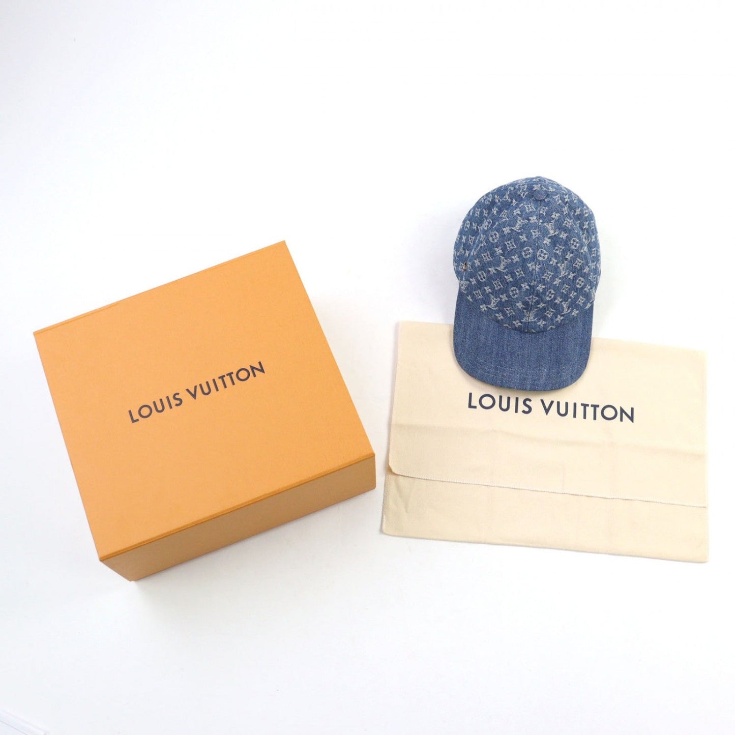 Louis Vuitton M7276L Indigo Cotton Blue Hat