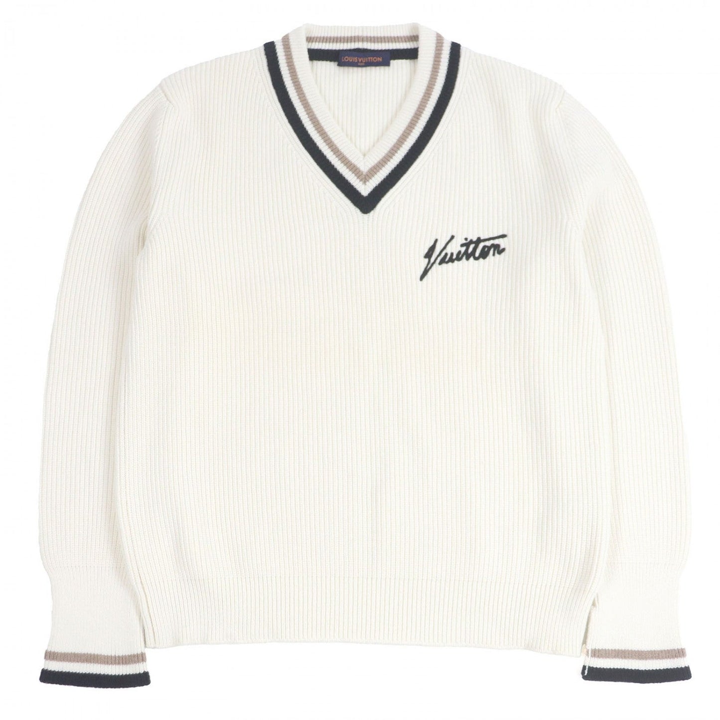 Louis Vuitton sweater Rayon Ivory L Apparel
