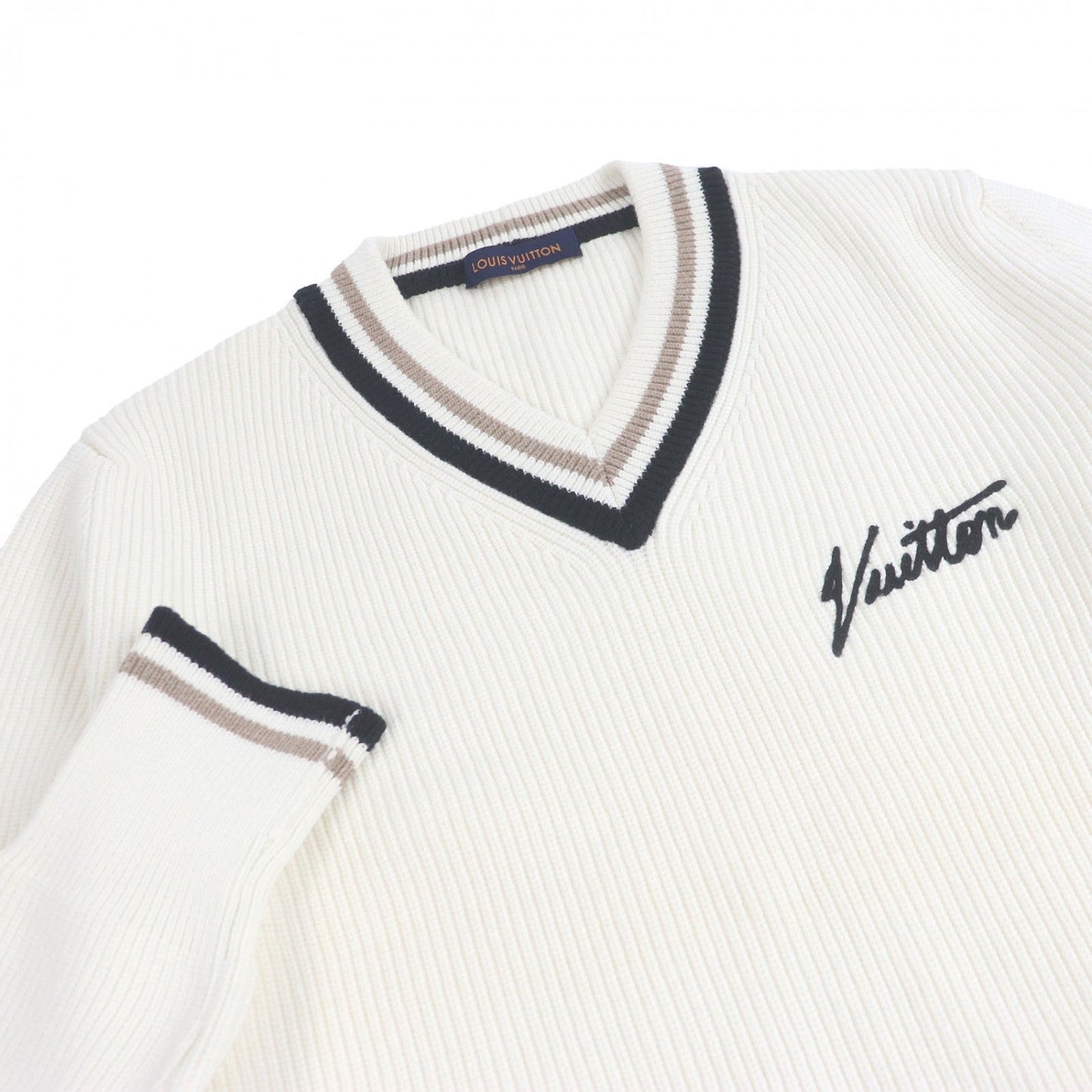Louis Vuitton sweater Rayon Ivory L Apparel