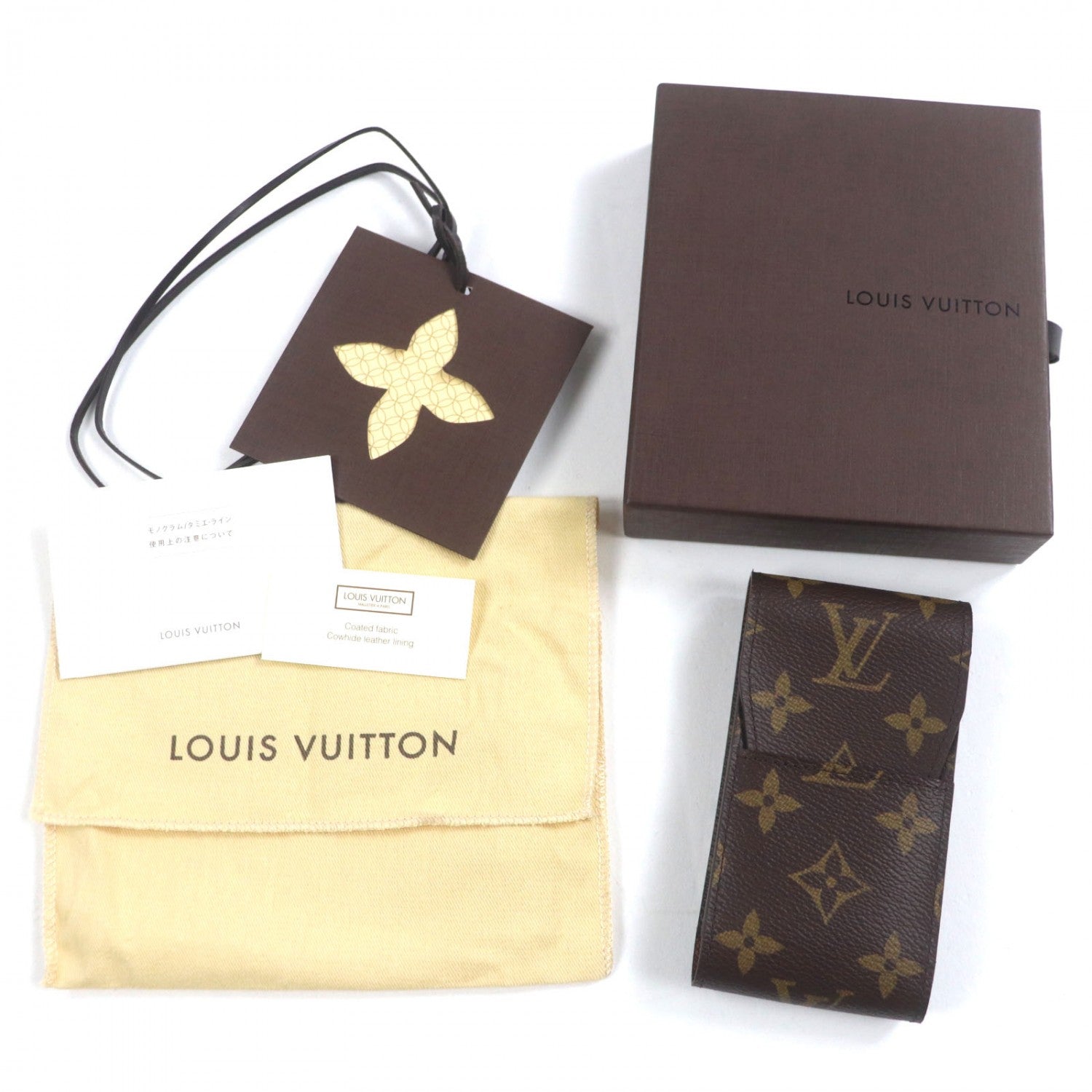 Louis Vuitton Cigarette M63024 Etui Monogram Canvas Handbag