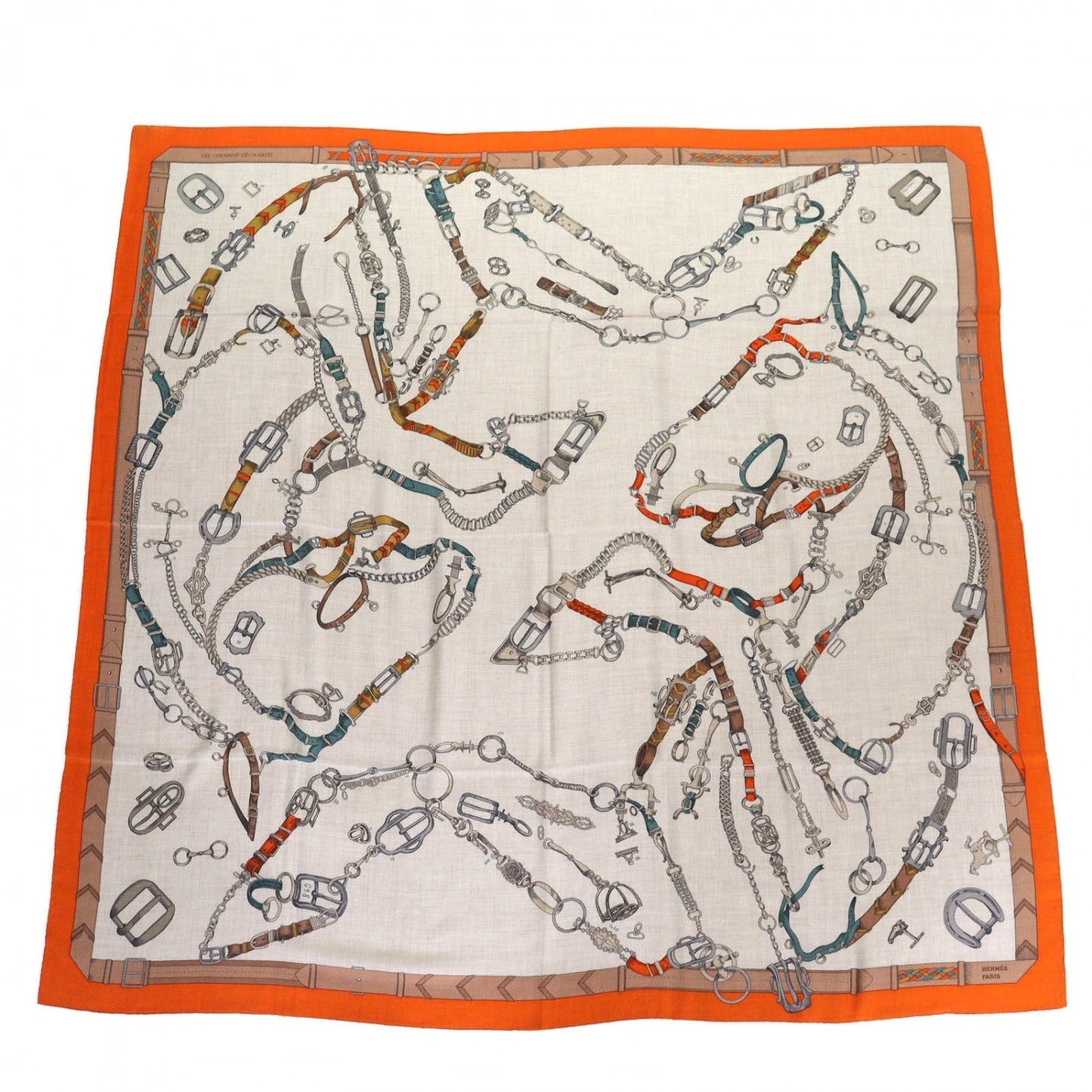 Stall Cashmere Orange Natural Vert De Gris Travel Bag