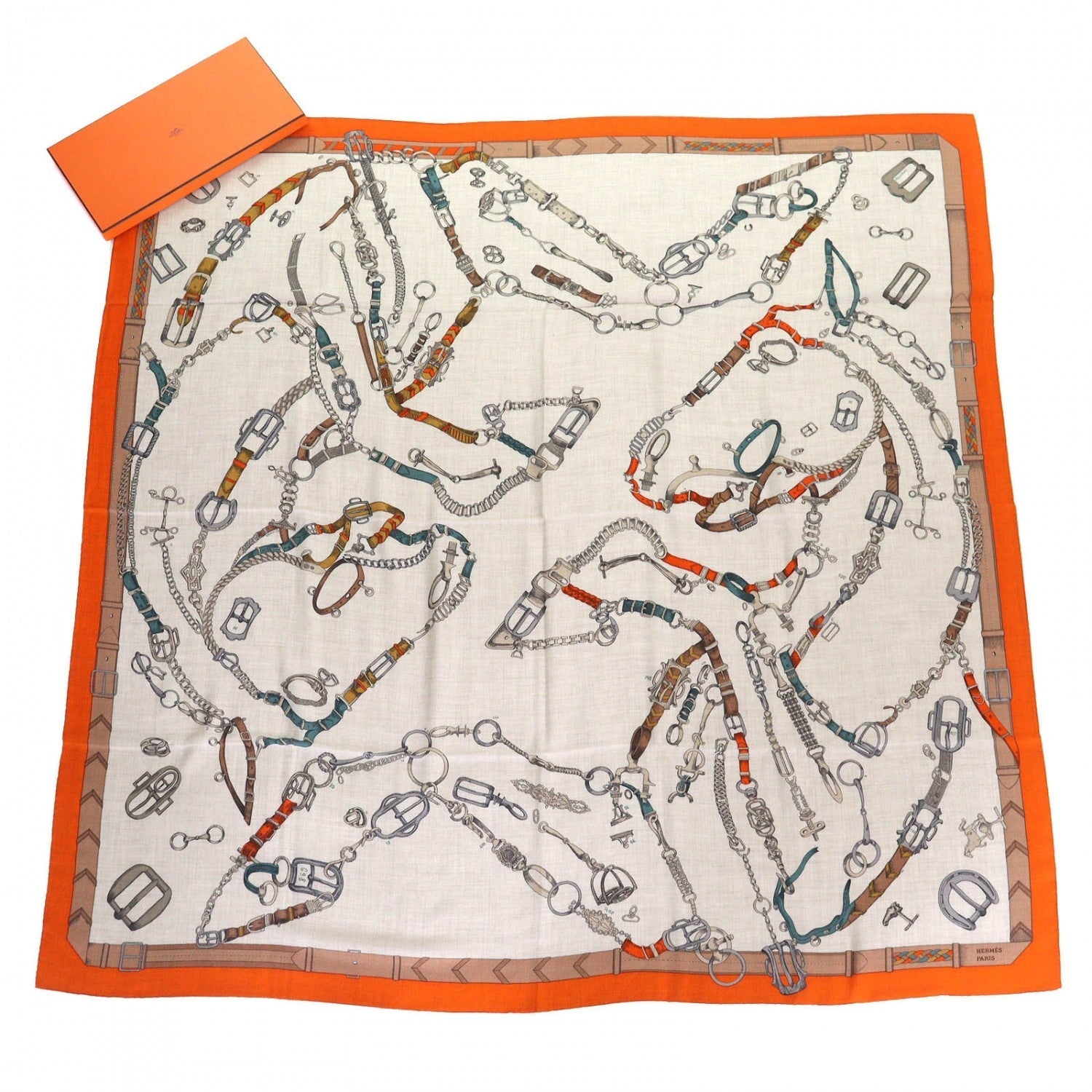 Stall Cashmere Orange Natural Vert De Gris Travel Bag