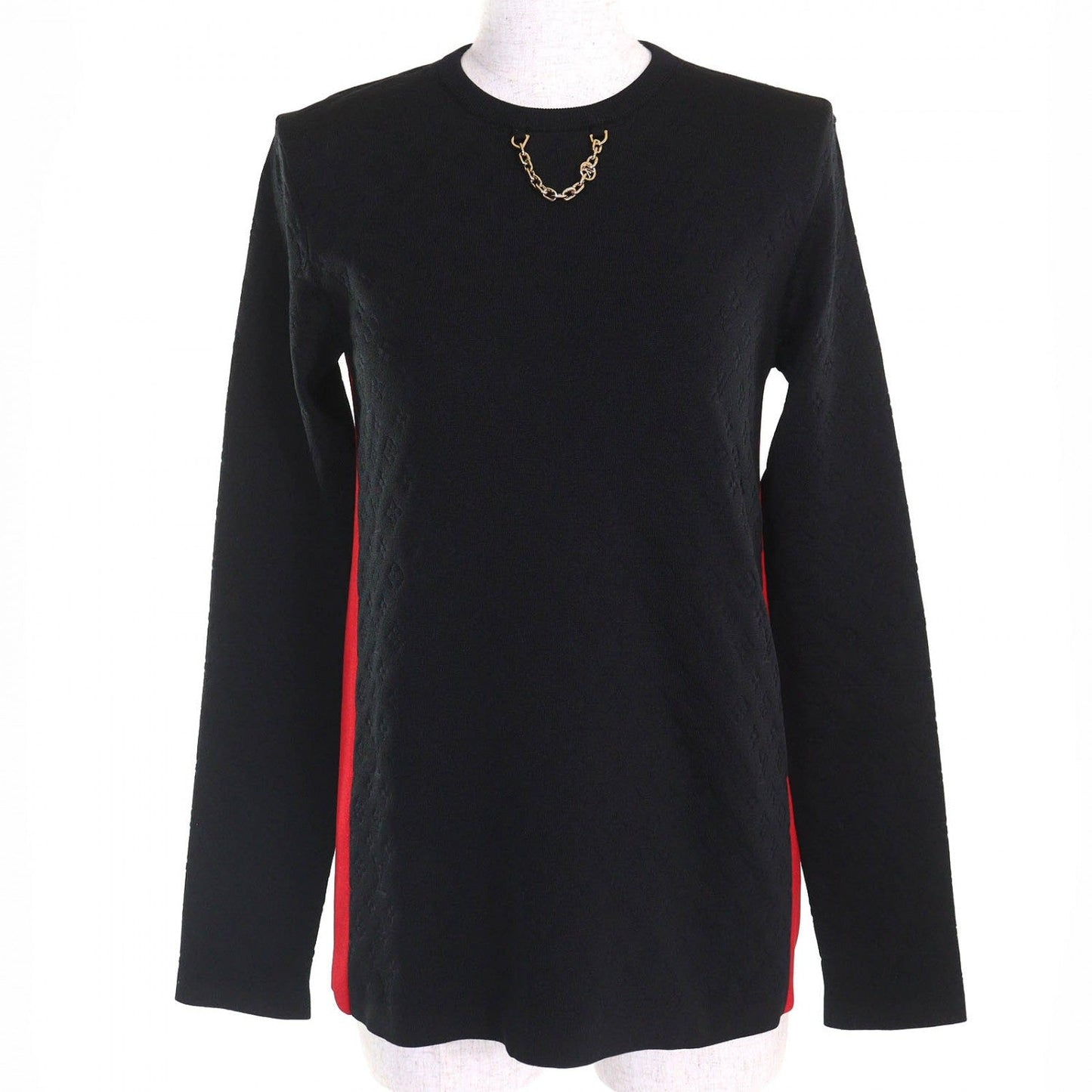 Louis Vuitton tops 1A9Z3E silk S Black Red Handbag