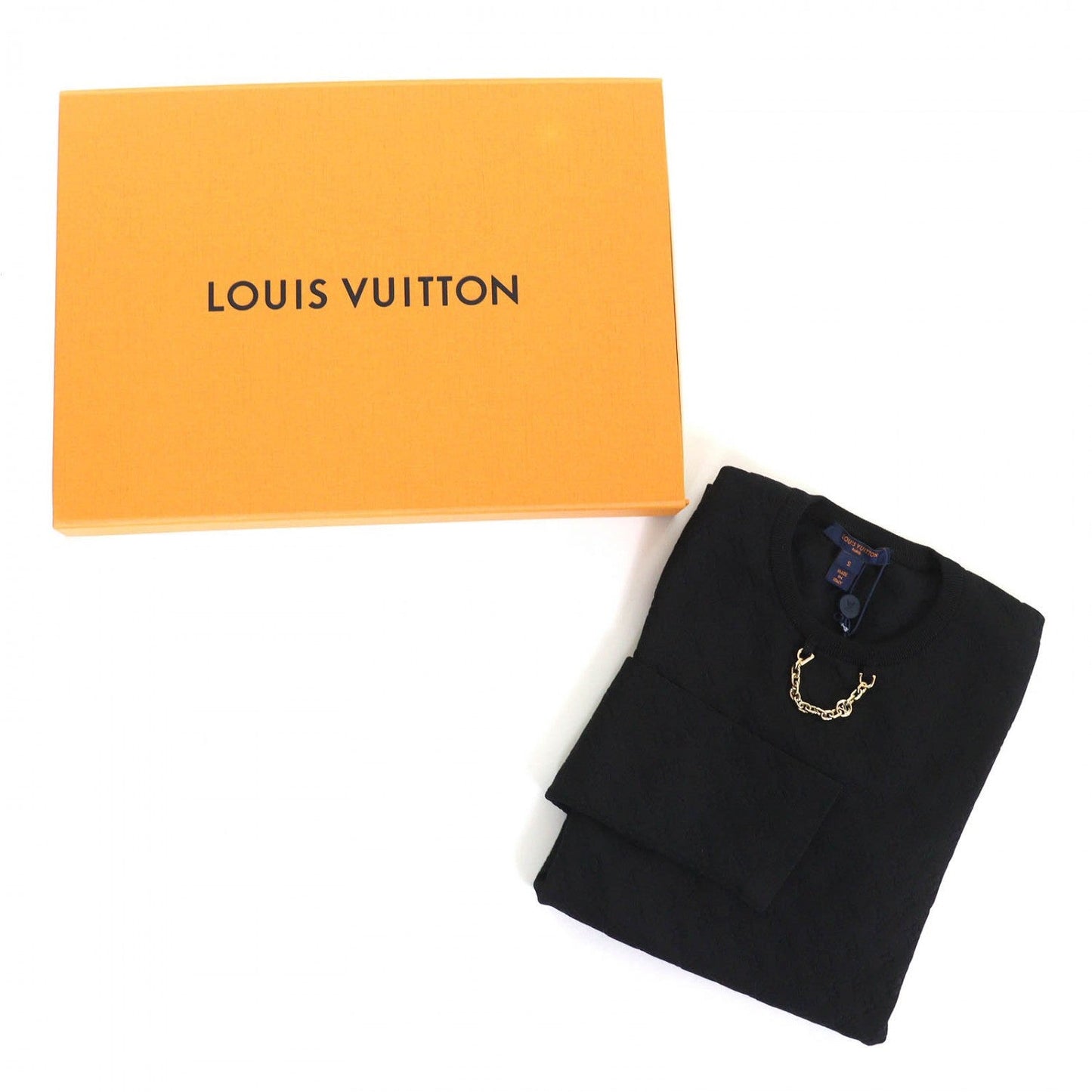 Louis Vuitton tops 1A9Z3E silk S Black Red Handbag