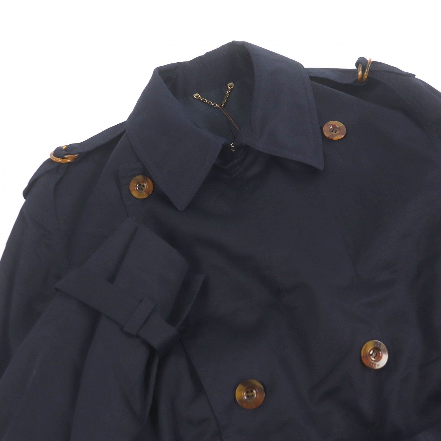 Louis Vuitton trench coat 52 Cotton Navy Apparel