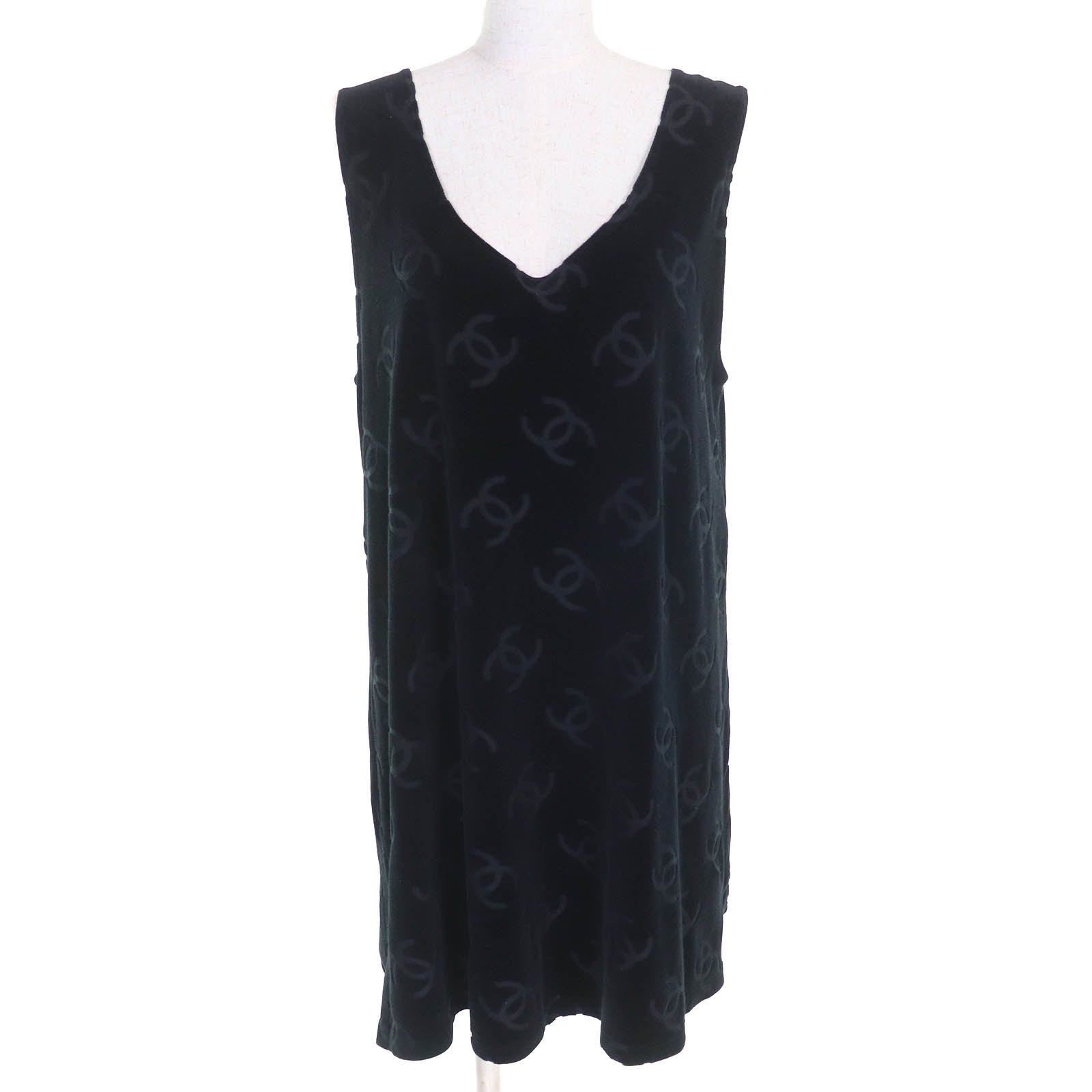 Chanel Coco Mark Velour Sleeveless Top Bag