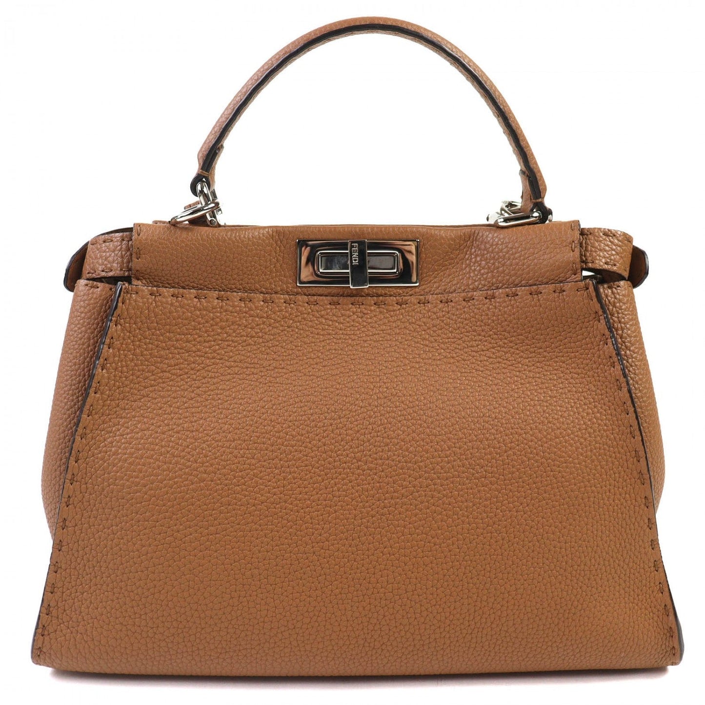 Fendi Shoulder Bag 8Bn290 Regular Leather Brown