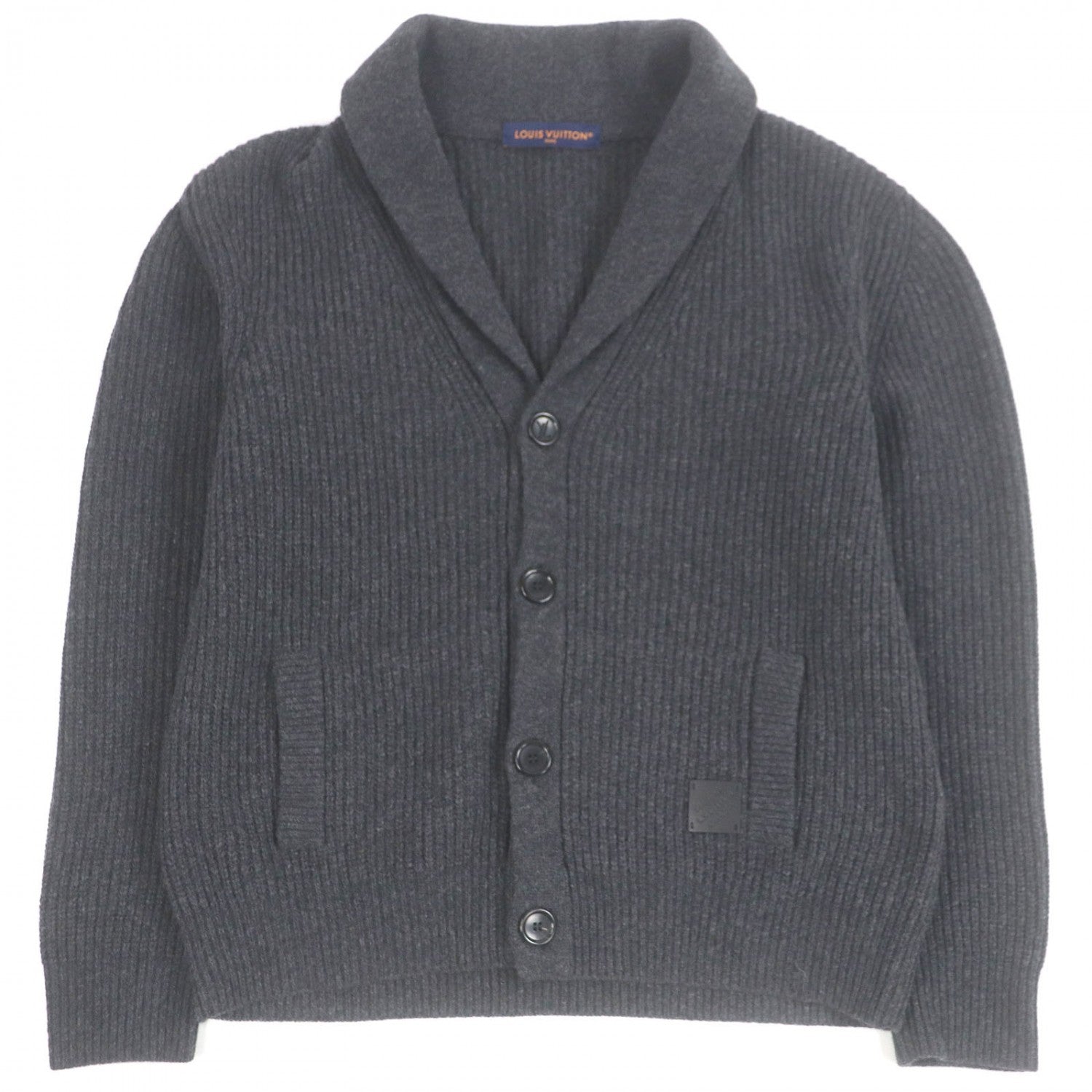 Louis Vuitton cardigan L Wool Gray Apparel