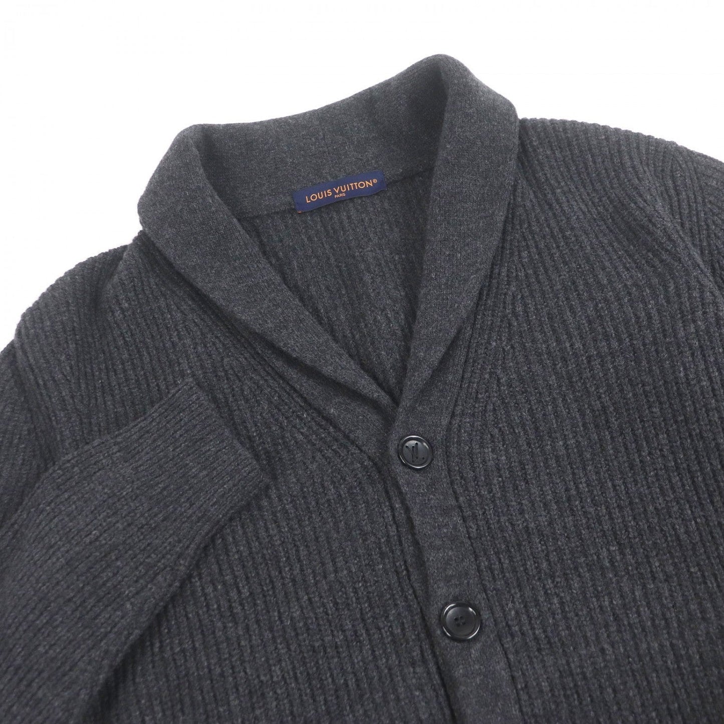 Louis Vuitton cardigan L Wool Gray Apparel