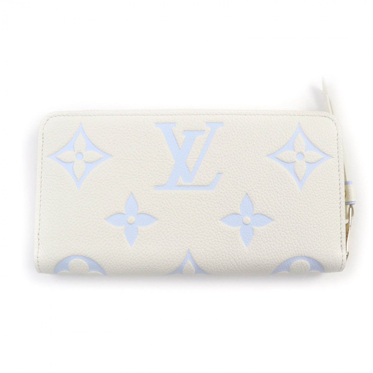 Louis Vuitton Long Purse M83308 Ann Platt Monogram White Blue Wallet Case