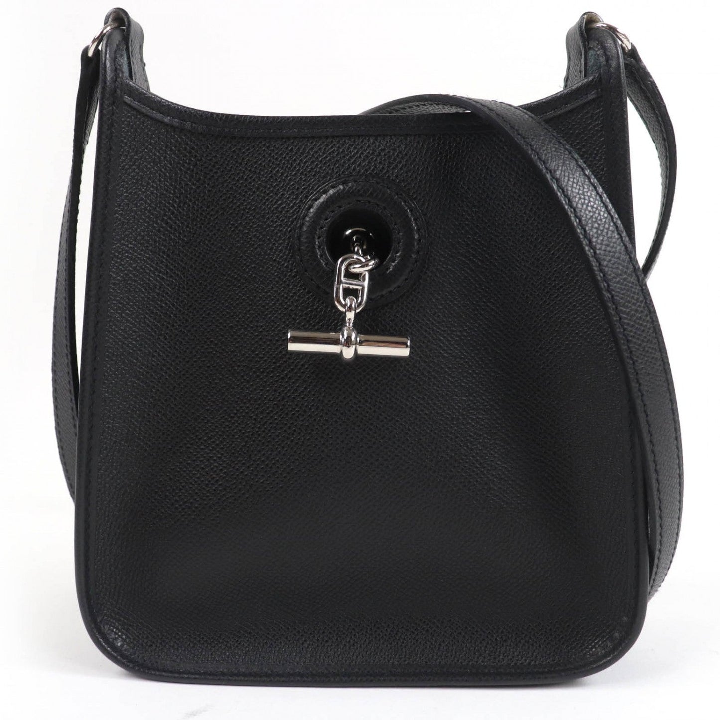 Hermes Shoulder Bag Epsom Vespa Tpm Black