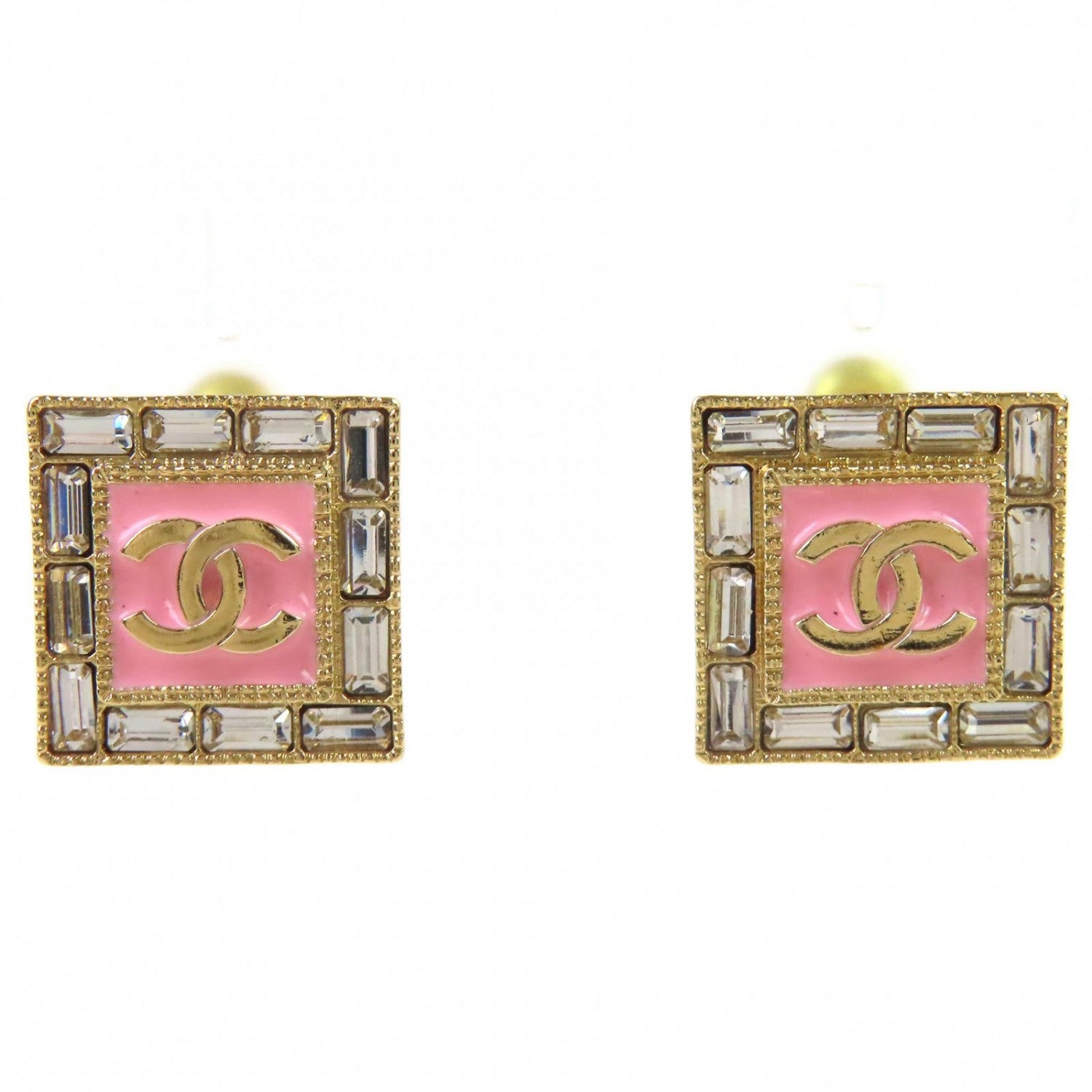 Chanel Pierce B24S Ã£  ¼ Pink Gold Jewelry
