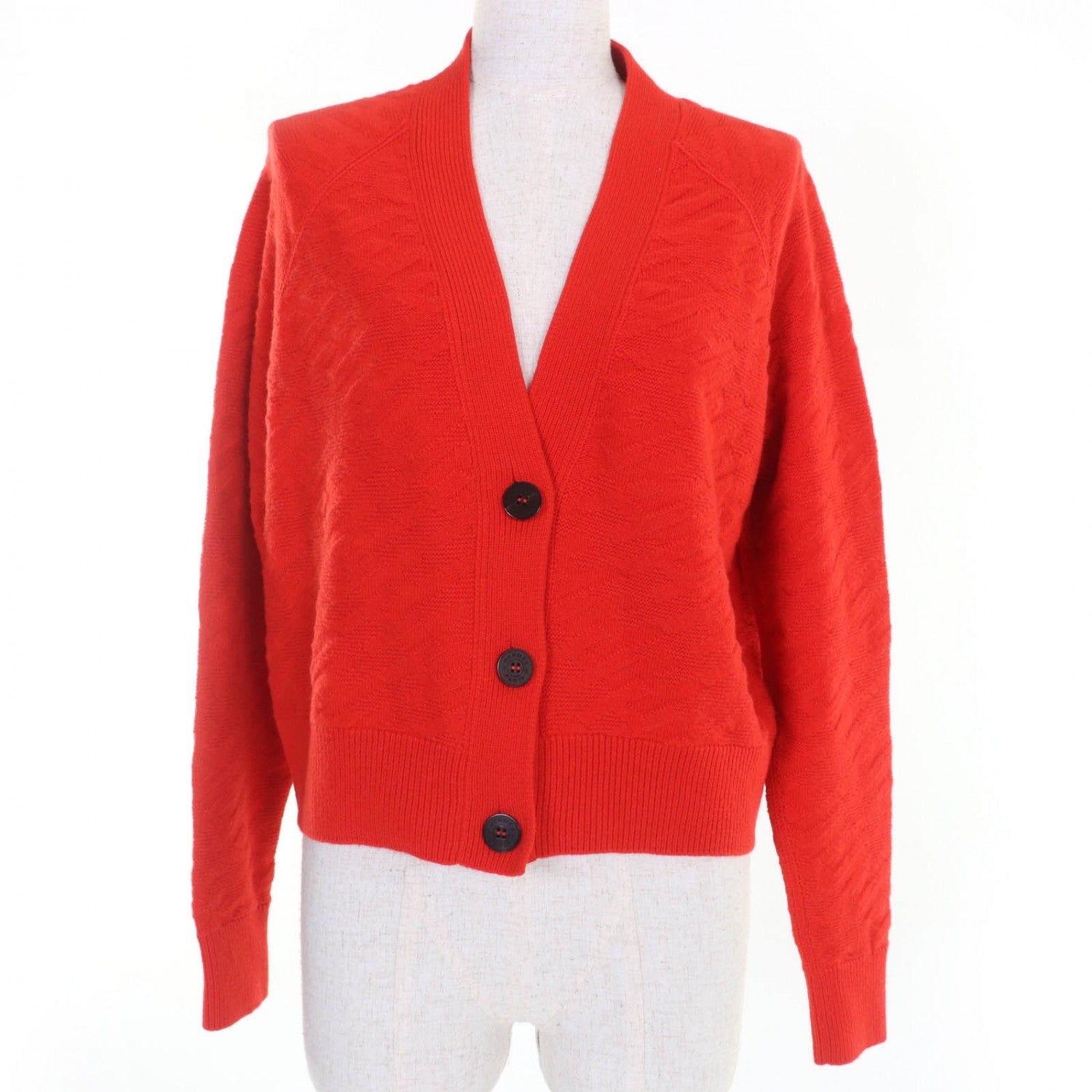 Cardigan Wool Type Handbag Red Travel Bag