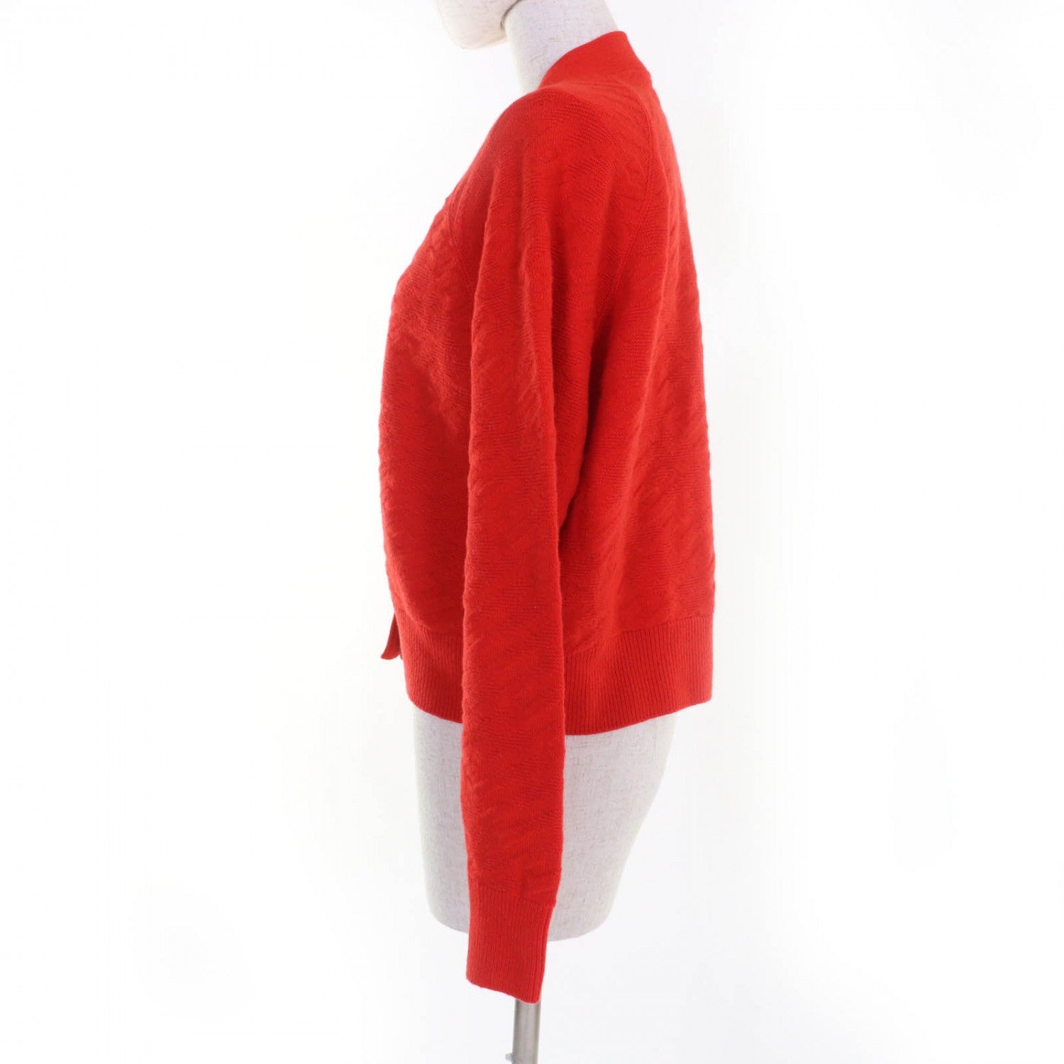 Cardigan Wool Type Handbag Red Travel Bag