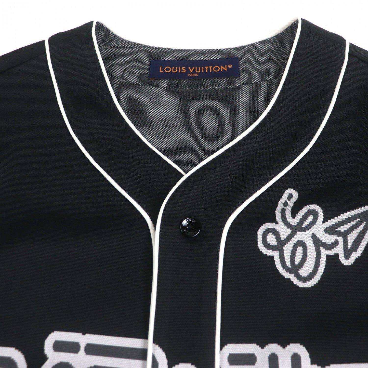 Louis Vuitton Short sleeve shirt polyester S Black Apparel