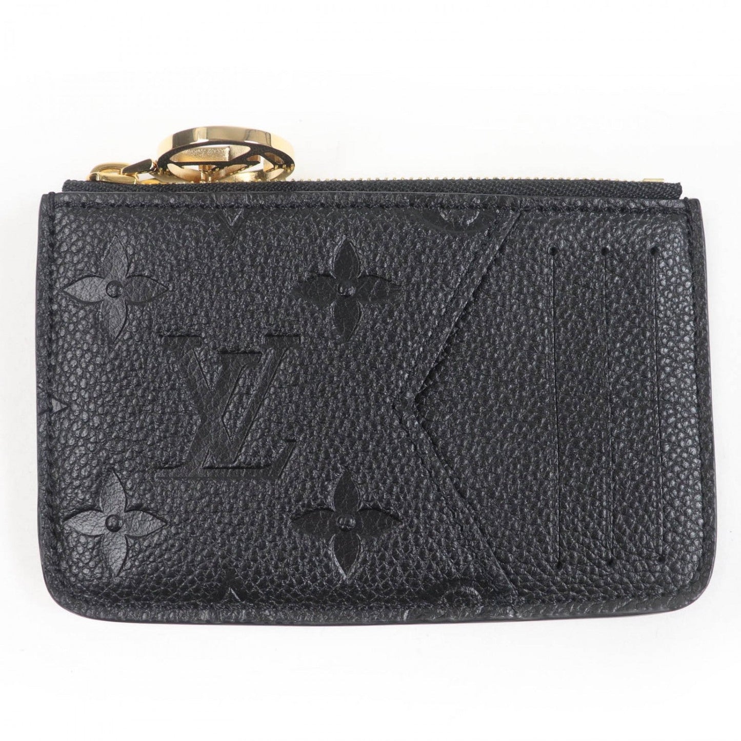 Louis Vuitton Coin M81883 Ann Platt Porto Monogram Black Wallet Case