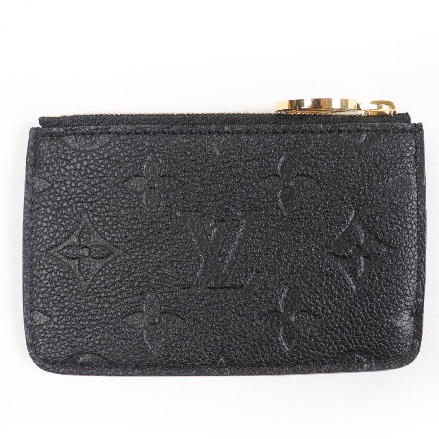 Louis Vuitton Coin M81883 Ann Platt Porto Monogram Black Wallet Case