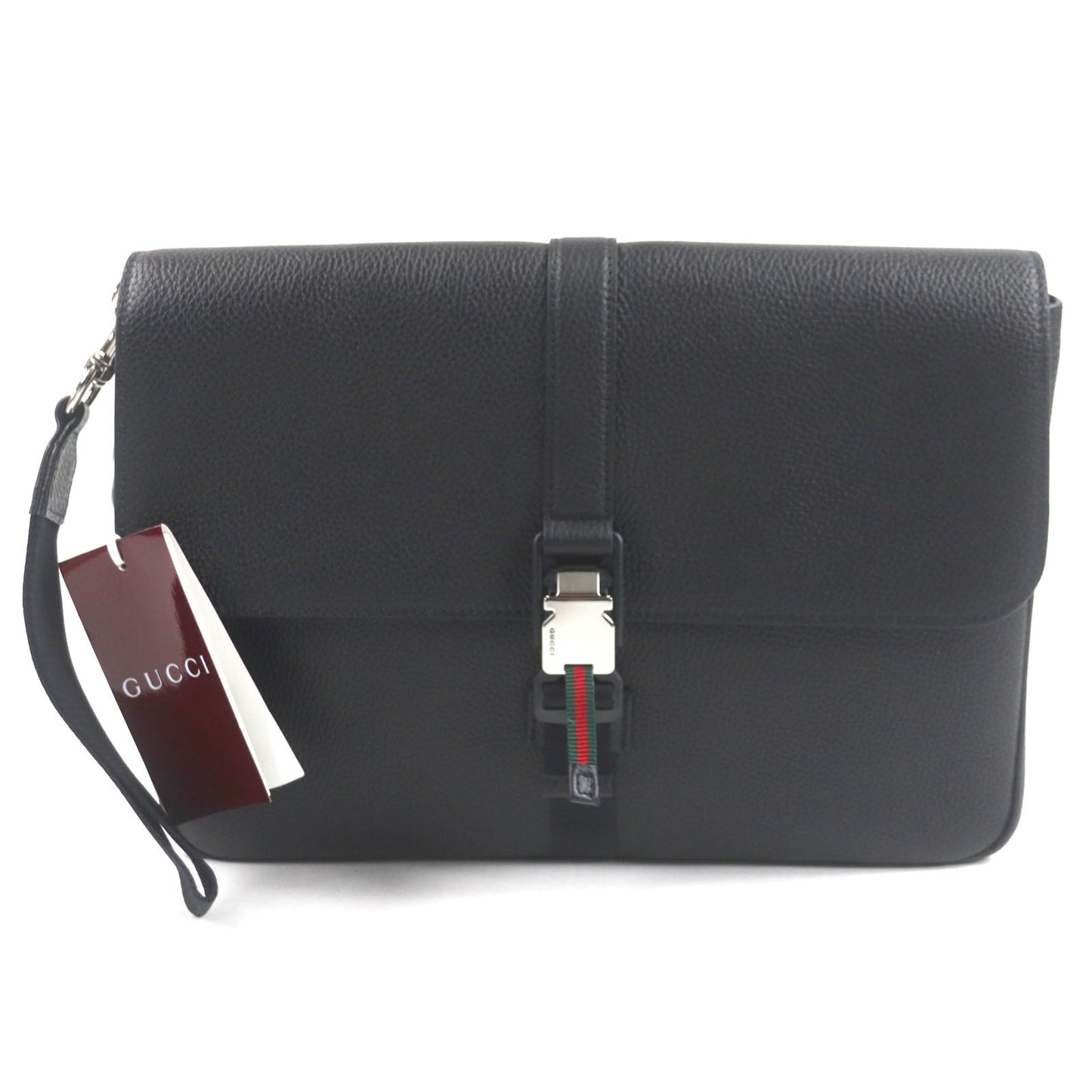 Gucci Clutch Bag Business Case Leather