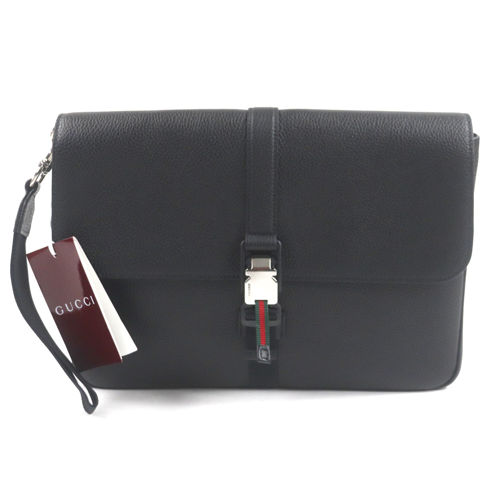 Gucci Clutch Bag Business Case Leather