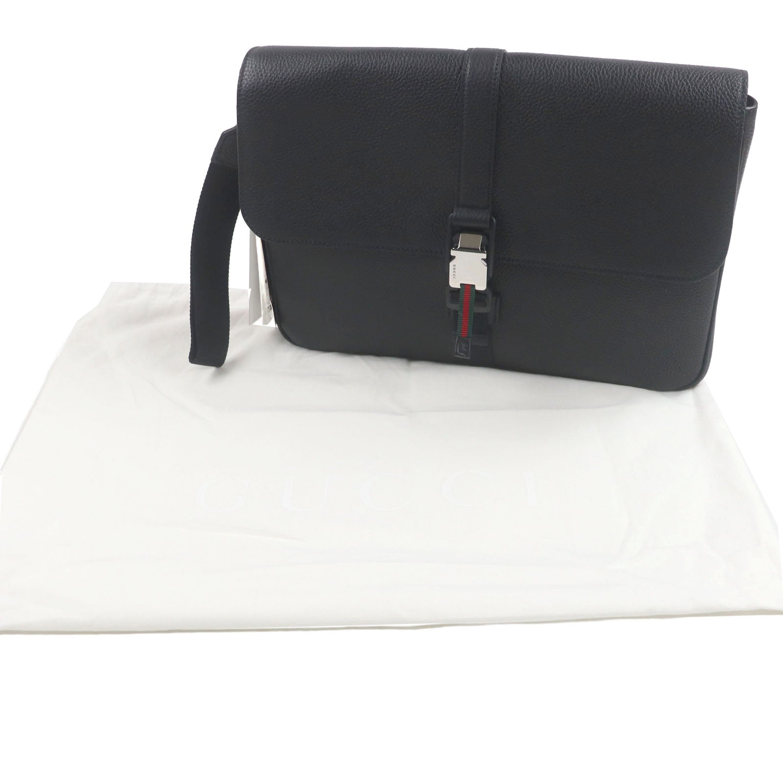 Gucci Clutch Bag Business Case Leather