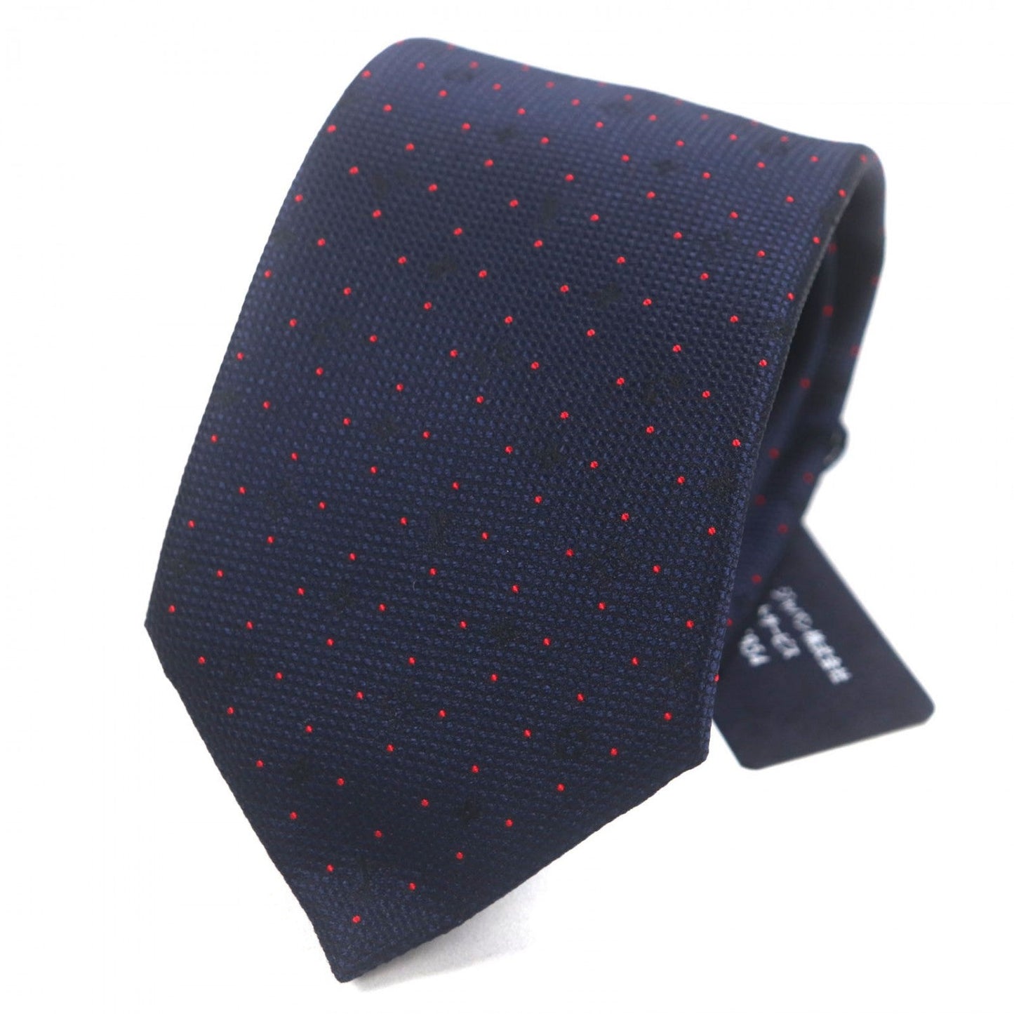 Louis Vuitton tie M75940 silk Navy Handbag