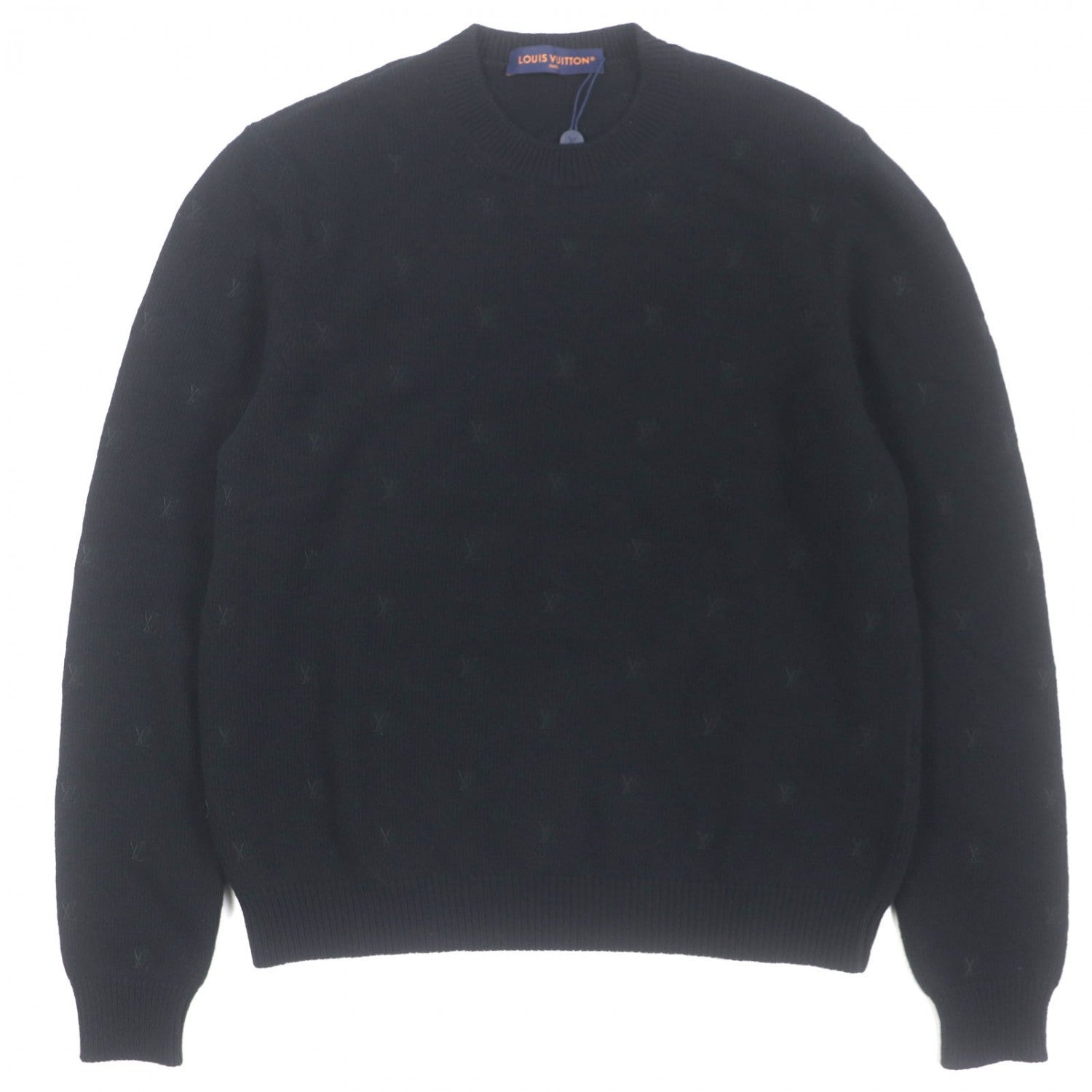 Louis Vuitton sweater M Wool Black Apparel