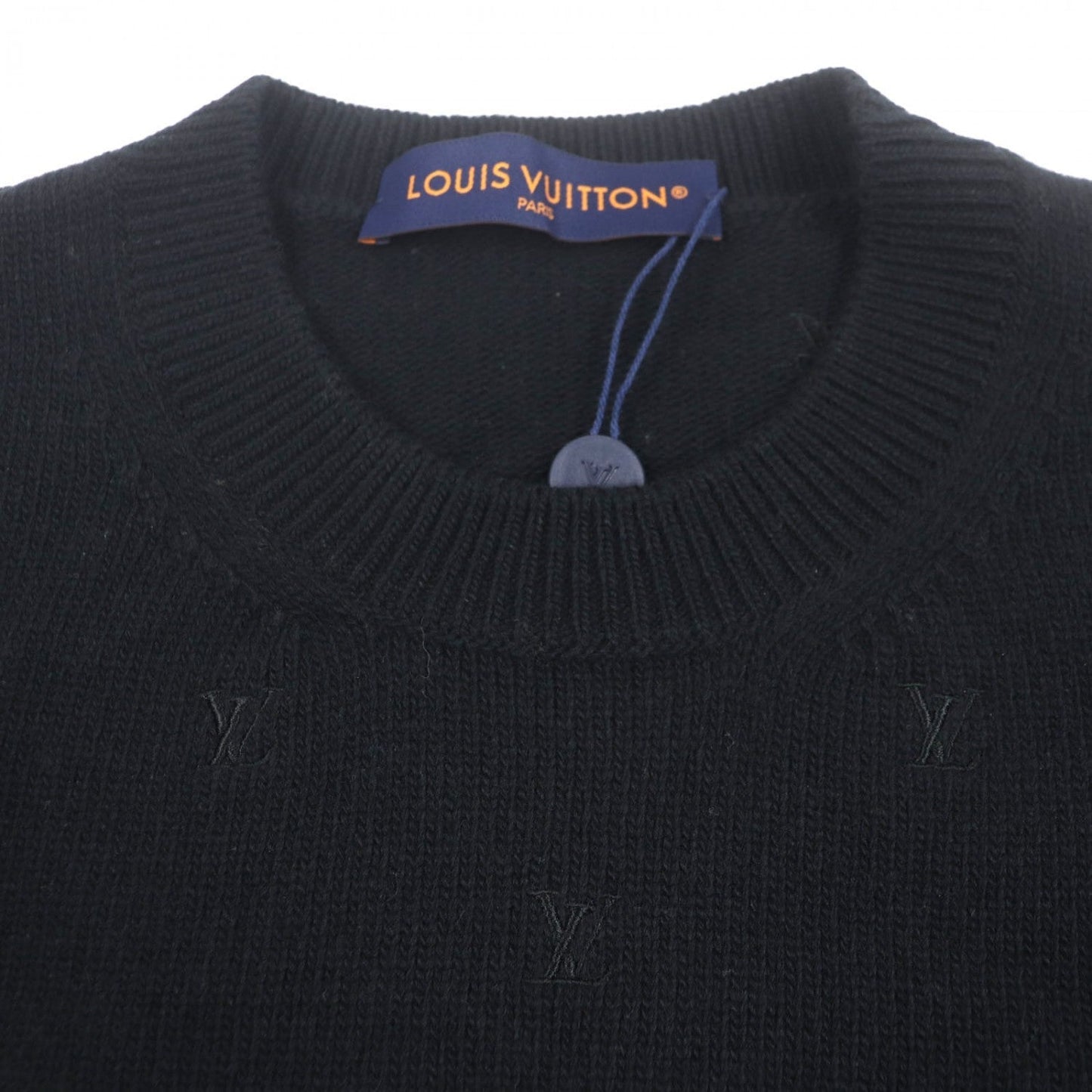 Louis Vuitton sweater M Wool Black Apparel